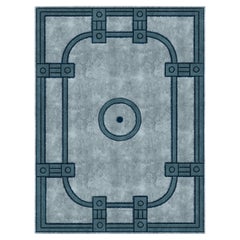 Where Hand-Tufted Blue Rug, Take Me Up Collection by Paolo Stella