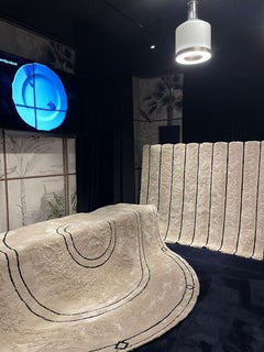 Where Hand-Tufted Cream Rug, Take Me Up Collection by Paolo Stella