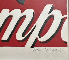 "High Camp" Screen print after Andy Warhol Campbells Soup