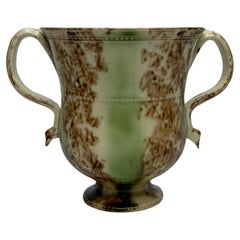 Whieldon type loving cup, Staffordshire, c. 1760.