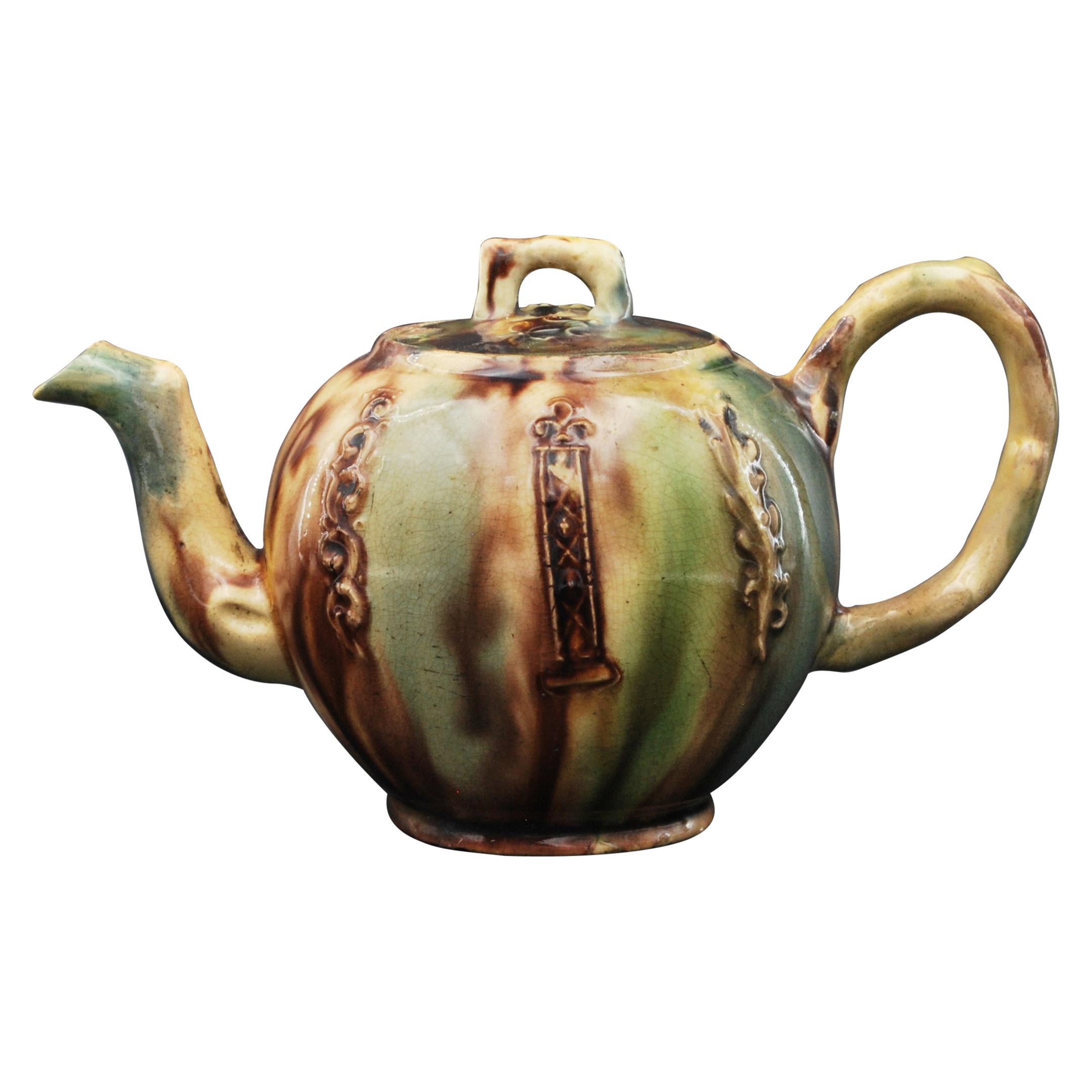 Whieldonware Teapot, England, C1765 For Sale