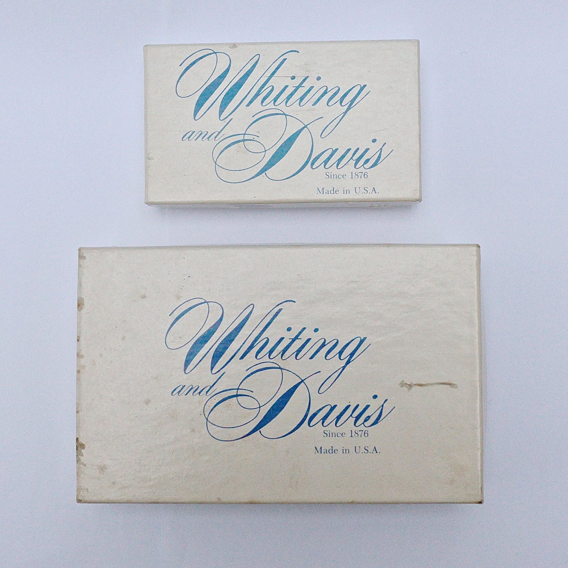 Whiting & Davis Gold Mesh Purse and Key Holder in Original Boxes 1