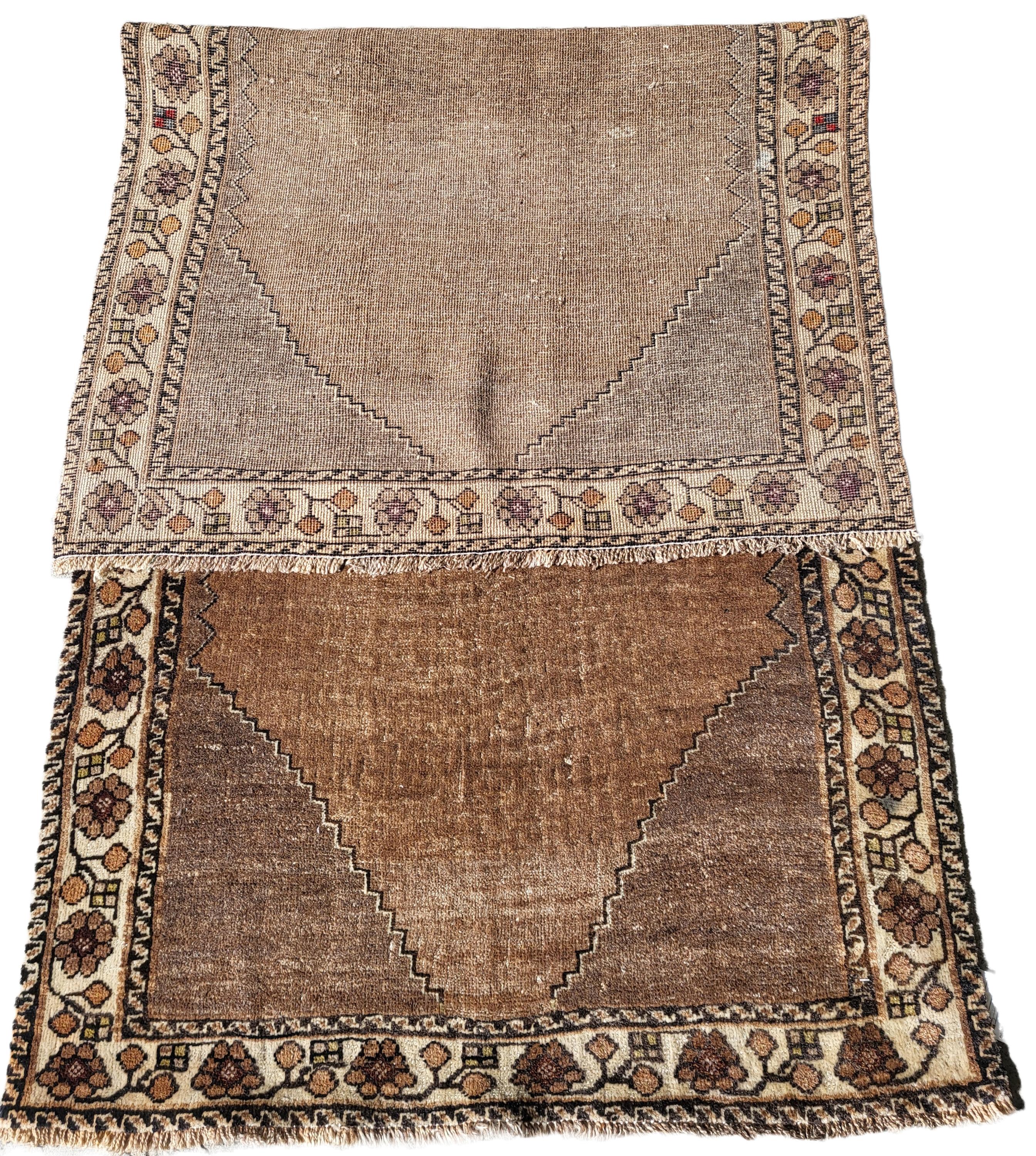 Hand-Knotted Whimsical 100+ Year Old Kashkooli Gabeh - Pictorial Nomadic Persian Rug For Sale