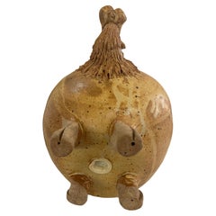 Whimsical 1970's American California Pottery Large Camel Coin Saver