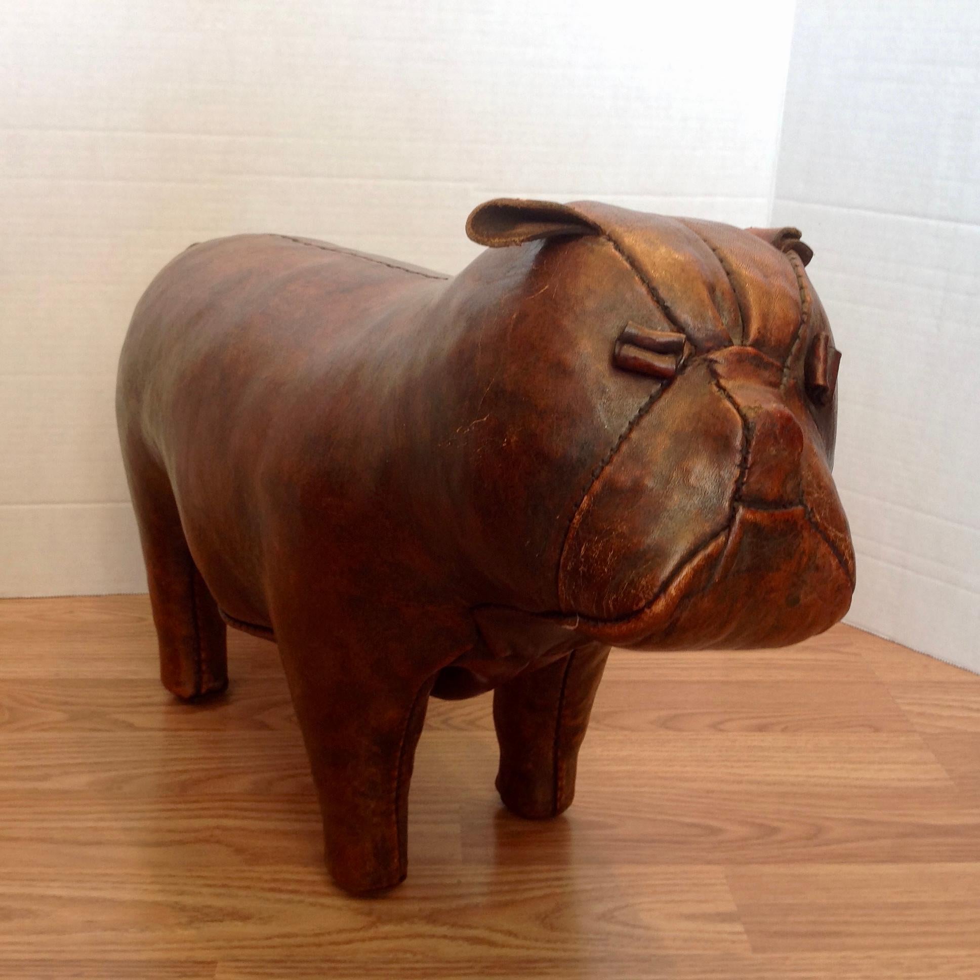 American Whimsical Abercrombie's Bulldog Foot Rest by Dimitri Omersa