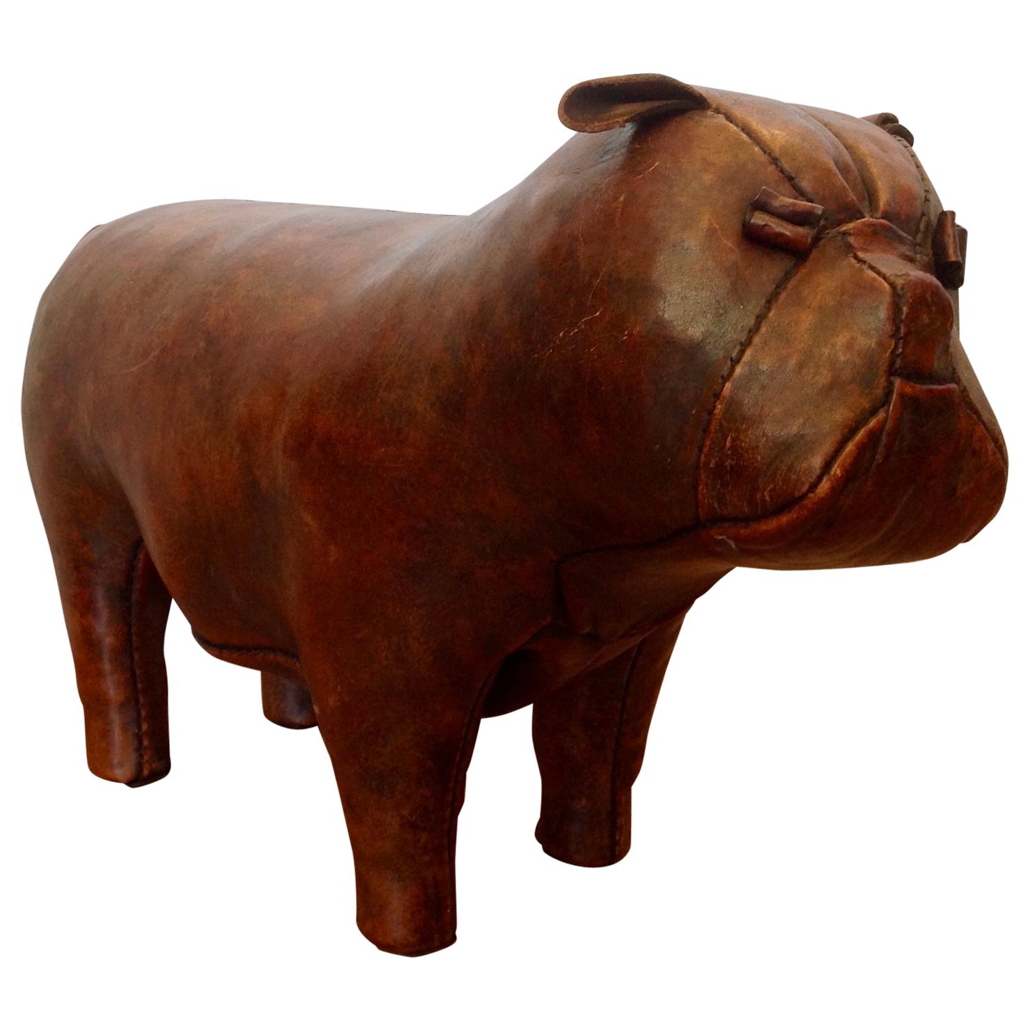 Whimsical Abercrombie's Bulldog Foot Rest by Dimitri Omersa