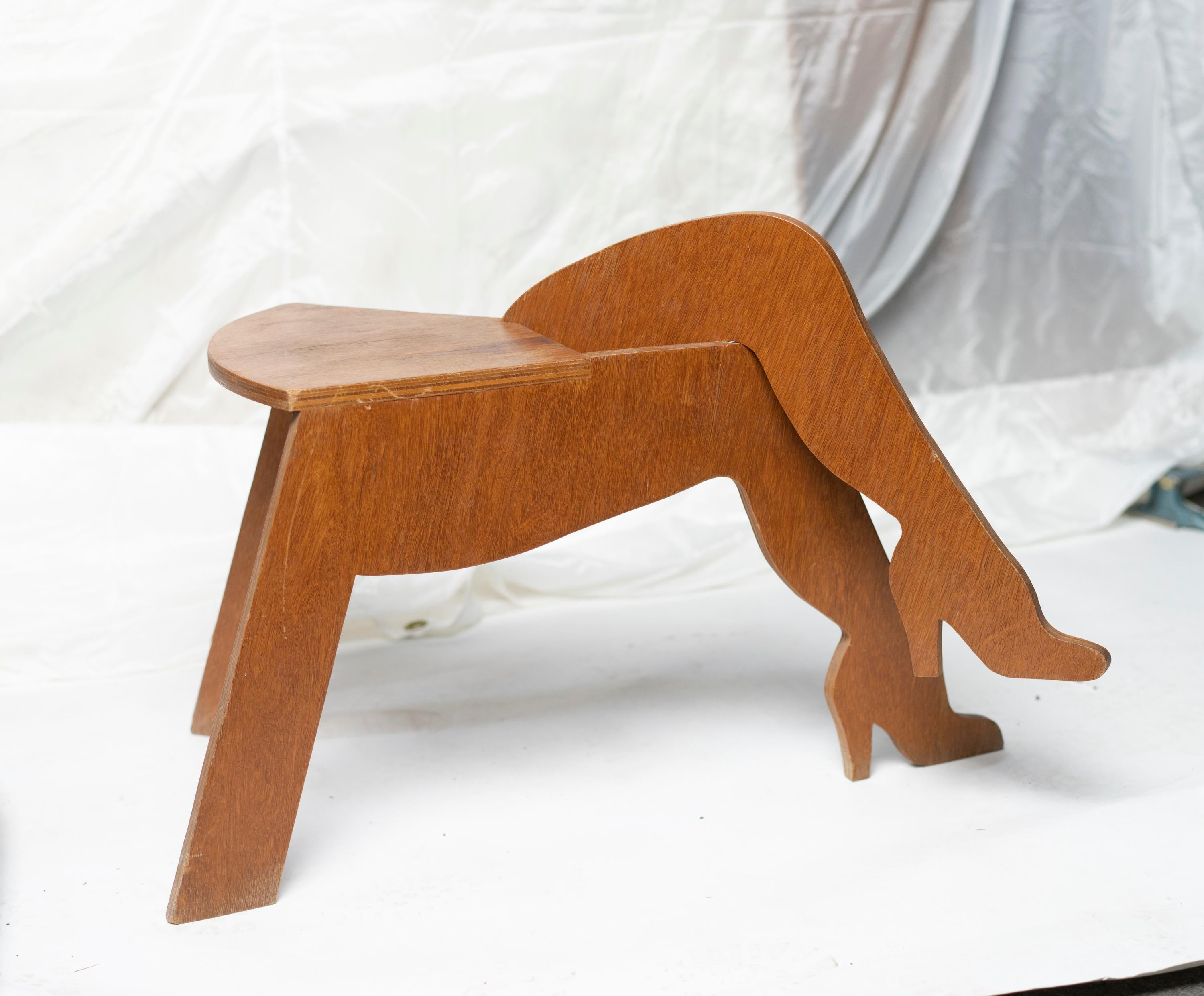 Whimsical and rare  lauan plywood 