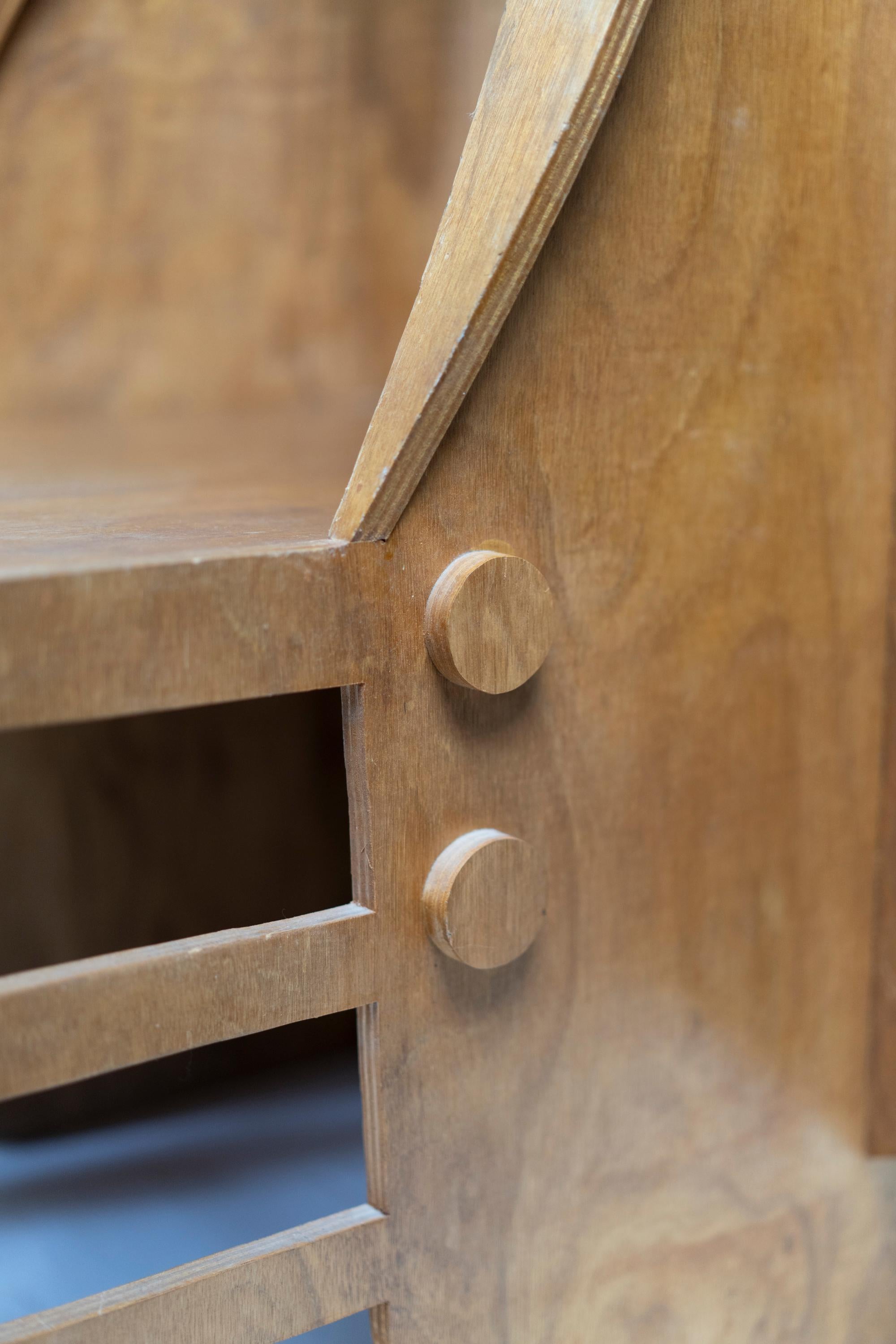 French Whimsical and Rare Wooden 