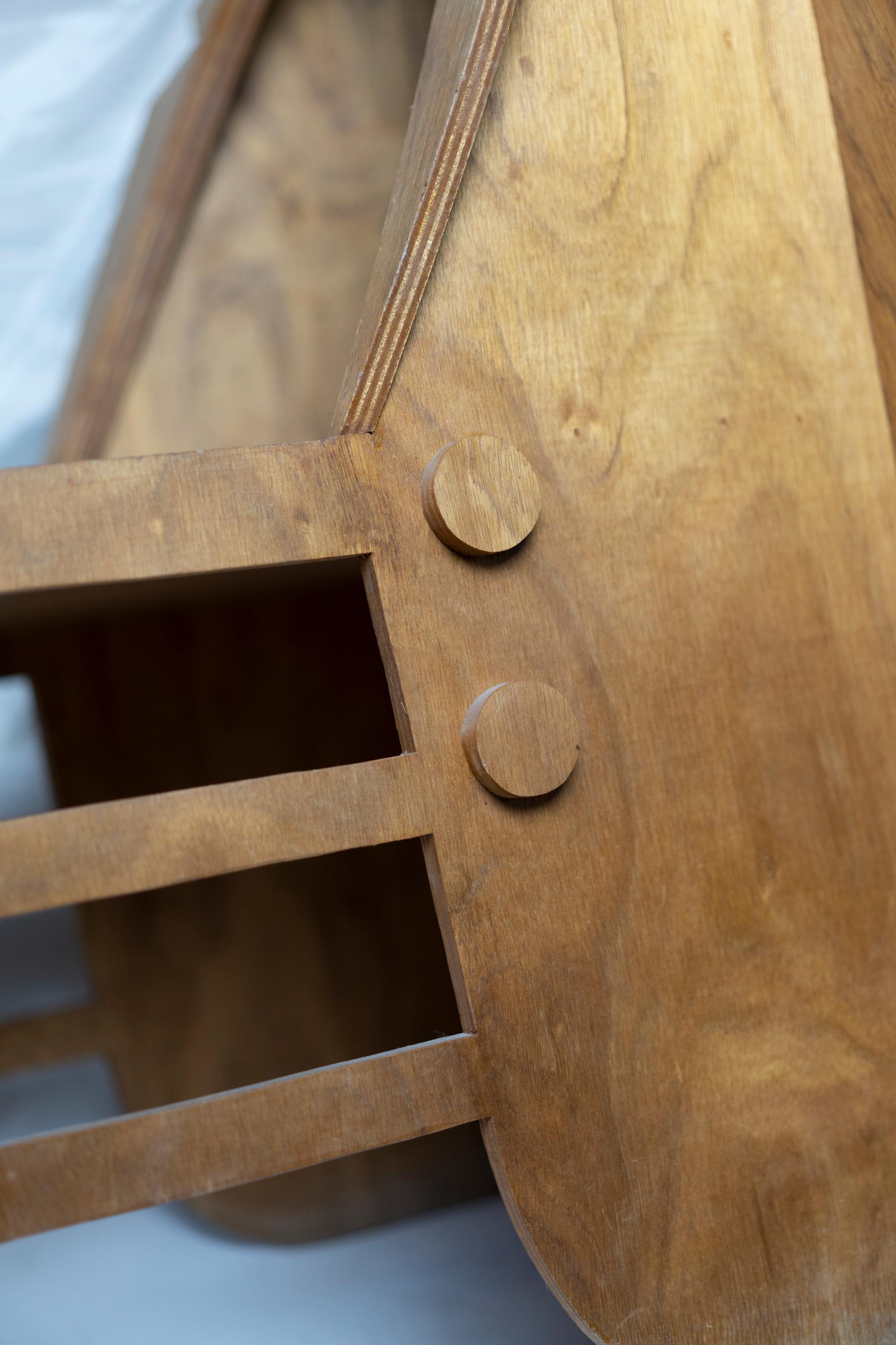 Late 20th Century Whimsical and Rare Wooden 