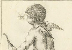 Whimsical Archers: Duo of Baroque Putti, circa 1620