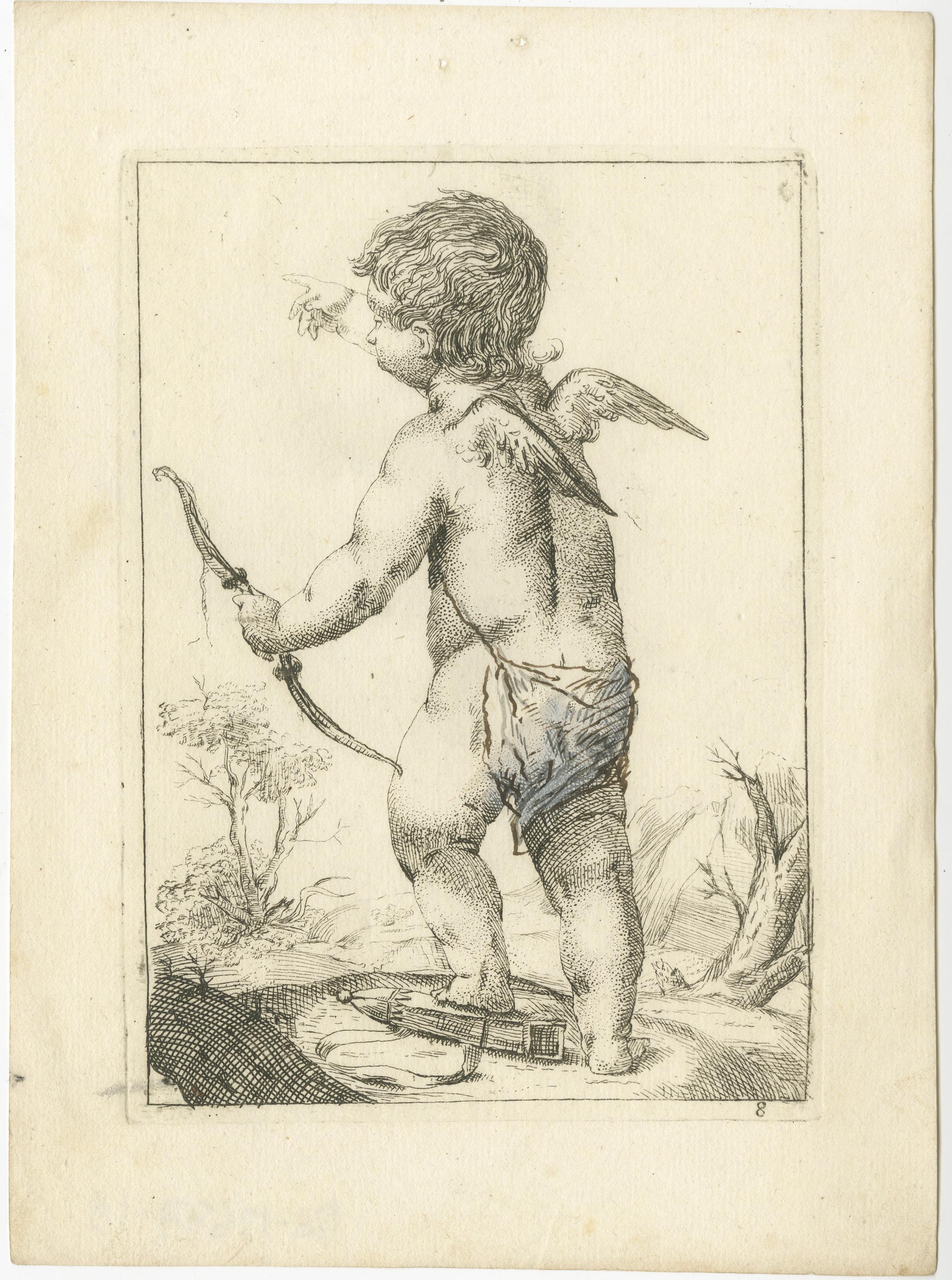 Early 17th Century Whimsical Archers: Duo of Baroque Putti, circa 1620 For Sale
