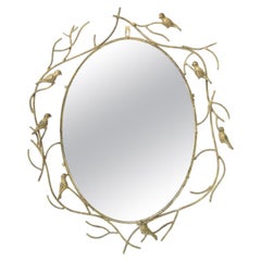 Whimsical Bird Mirror