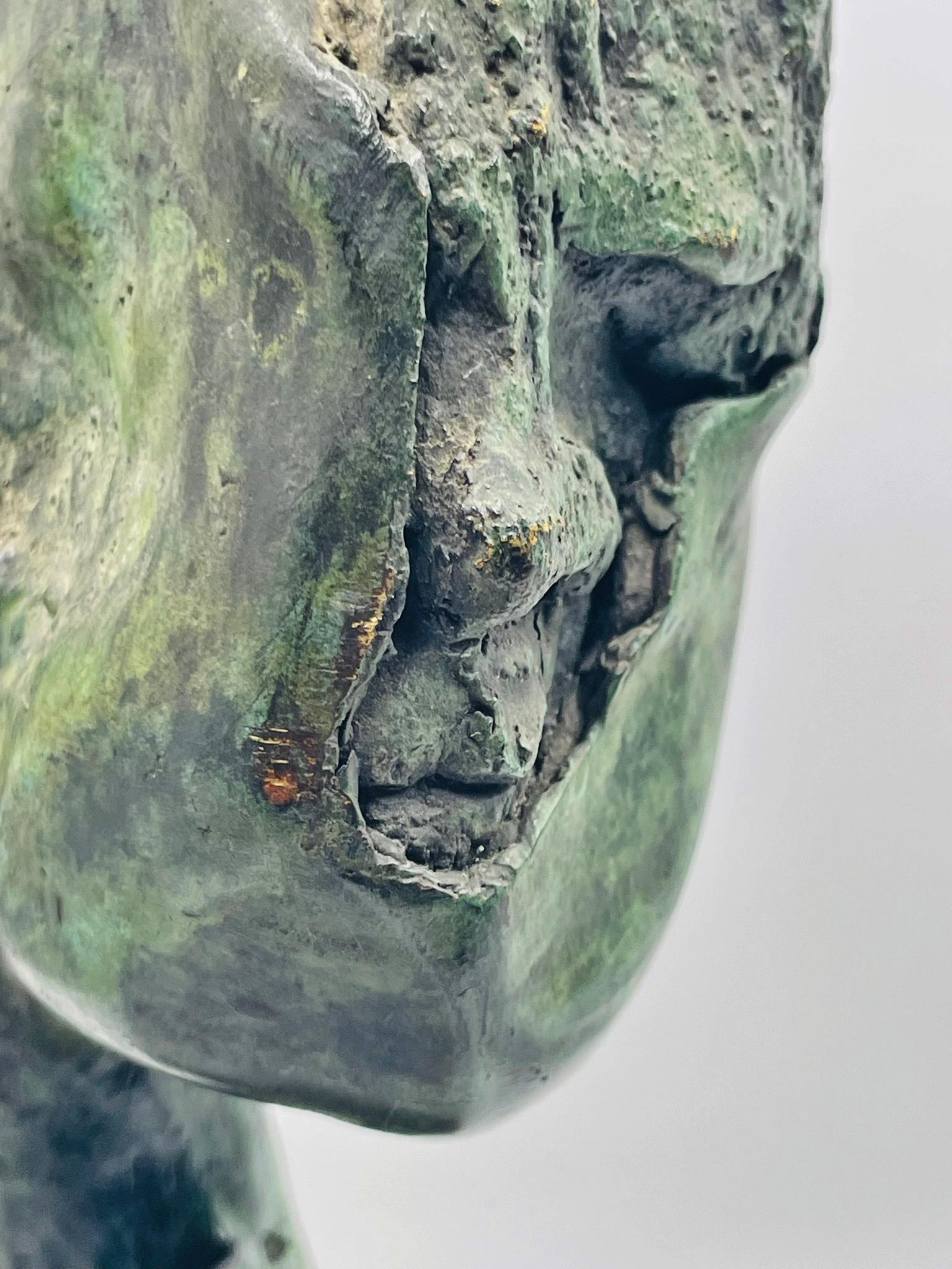 Skurrile Bronzeskulptur von Francisco del Toro, Mexiko, 1992 im Angebot 5