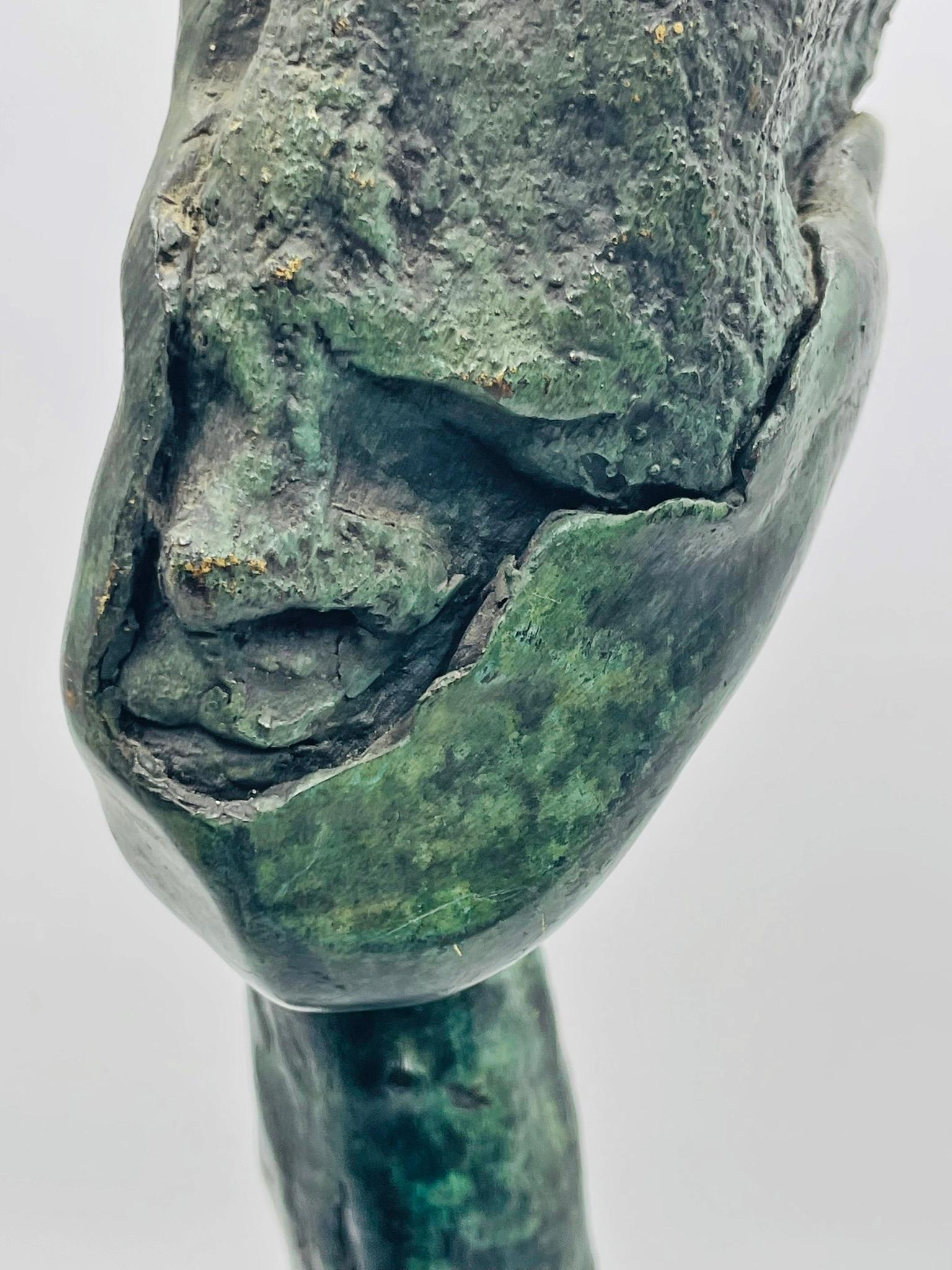 Skurrile Bronzeskulptur von Francisco del Toro, Mexiko, 1992 im Angebot 6