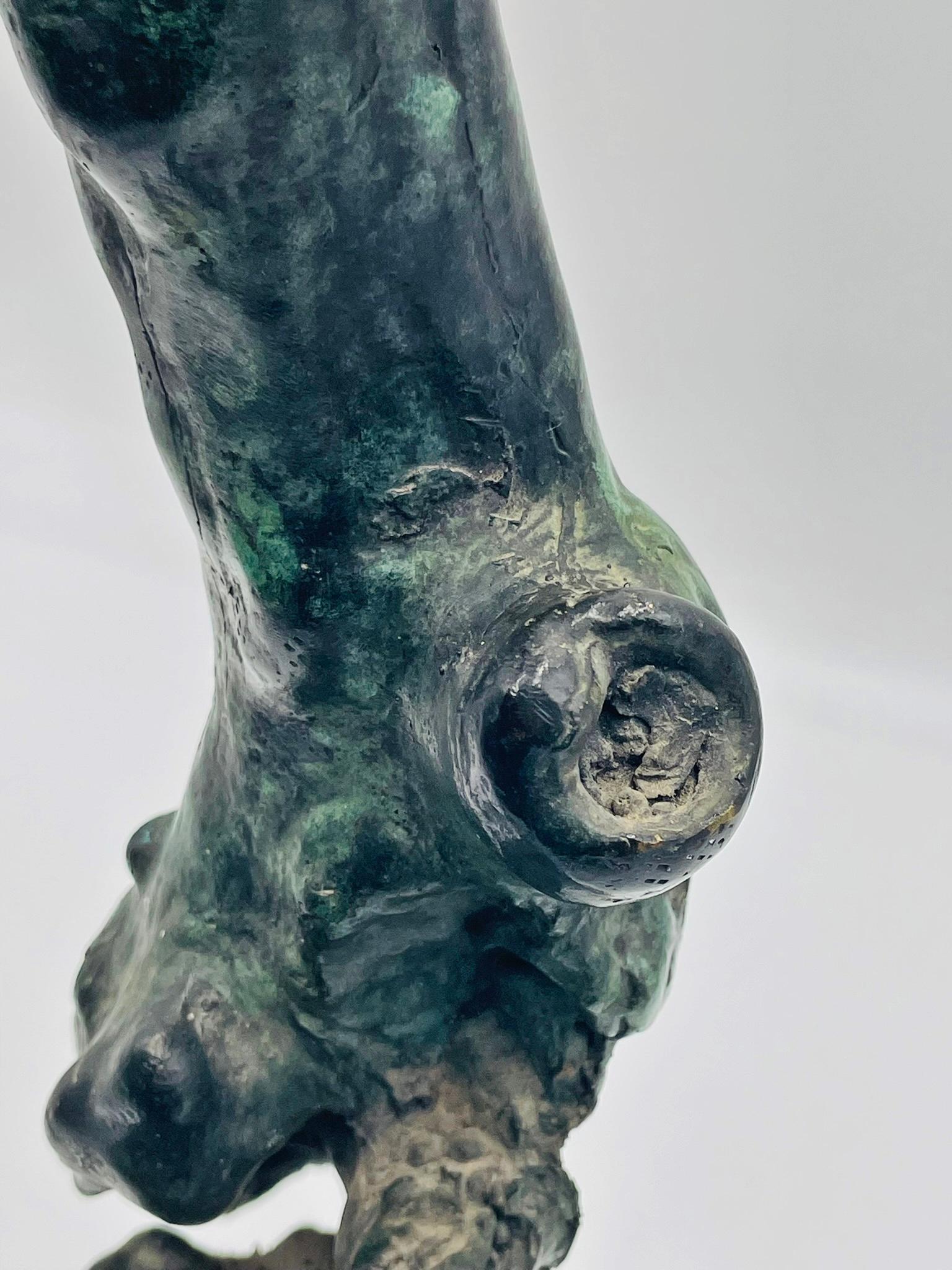 Skurrile Bronzeskulptur von Francisco del Toro, Mexiko, 1992 im Angebot 9