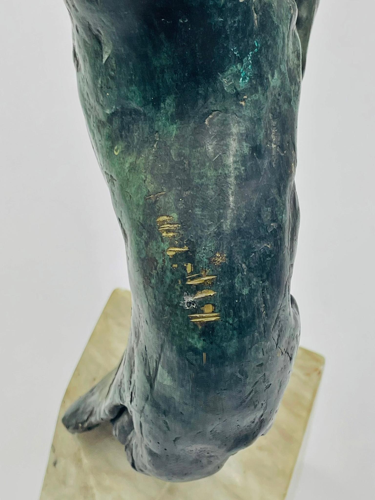 Skurrile Bronzeskulptur von Francisco del Toro, Mexiko, 1992 im Angebot 11