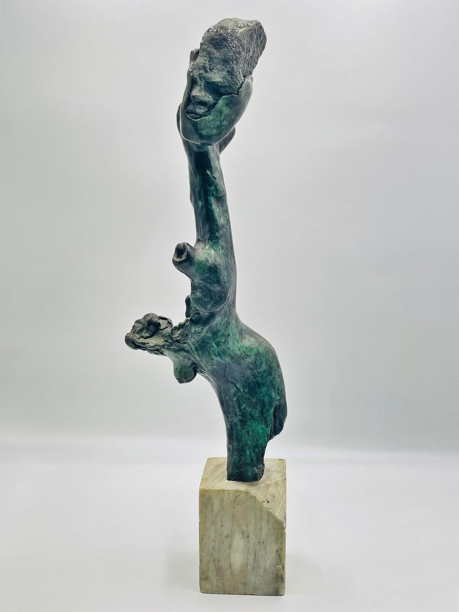 Skurrile Bronzeskulptur von Francisco del Toro, Mexiko, 1992 (Mexikanisch) im Angebot