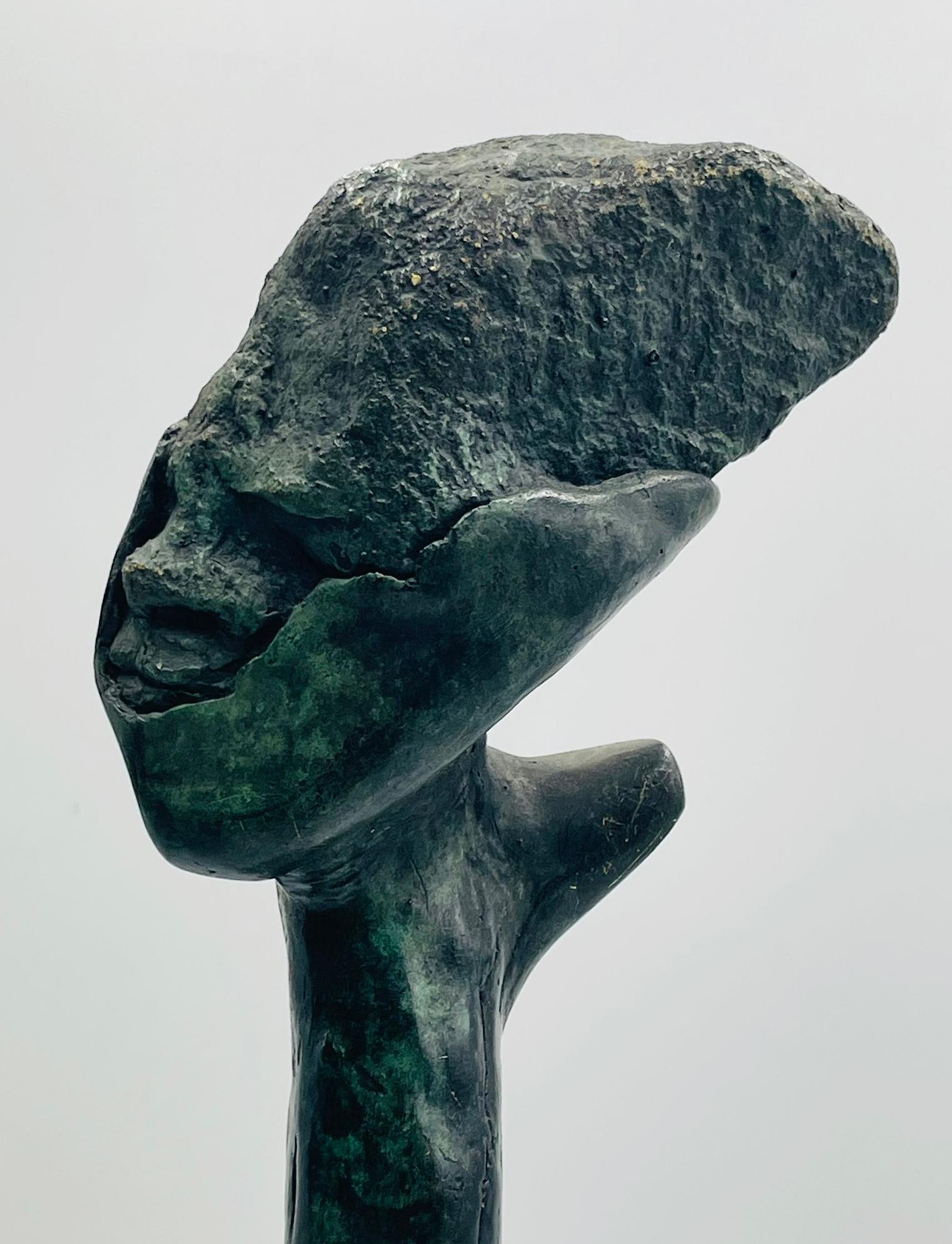 Skurrile Bronzeskulptur von Francisco del Toro, Mexiko, 1992 (Ende des 20. Jahrhunderts) im Angebot