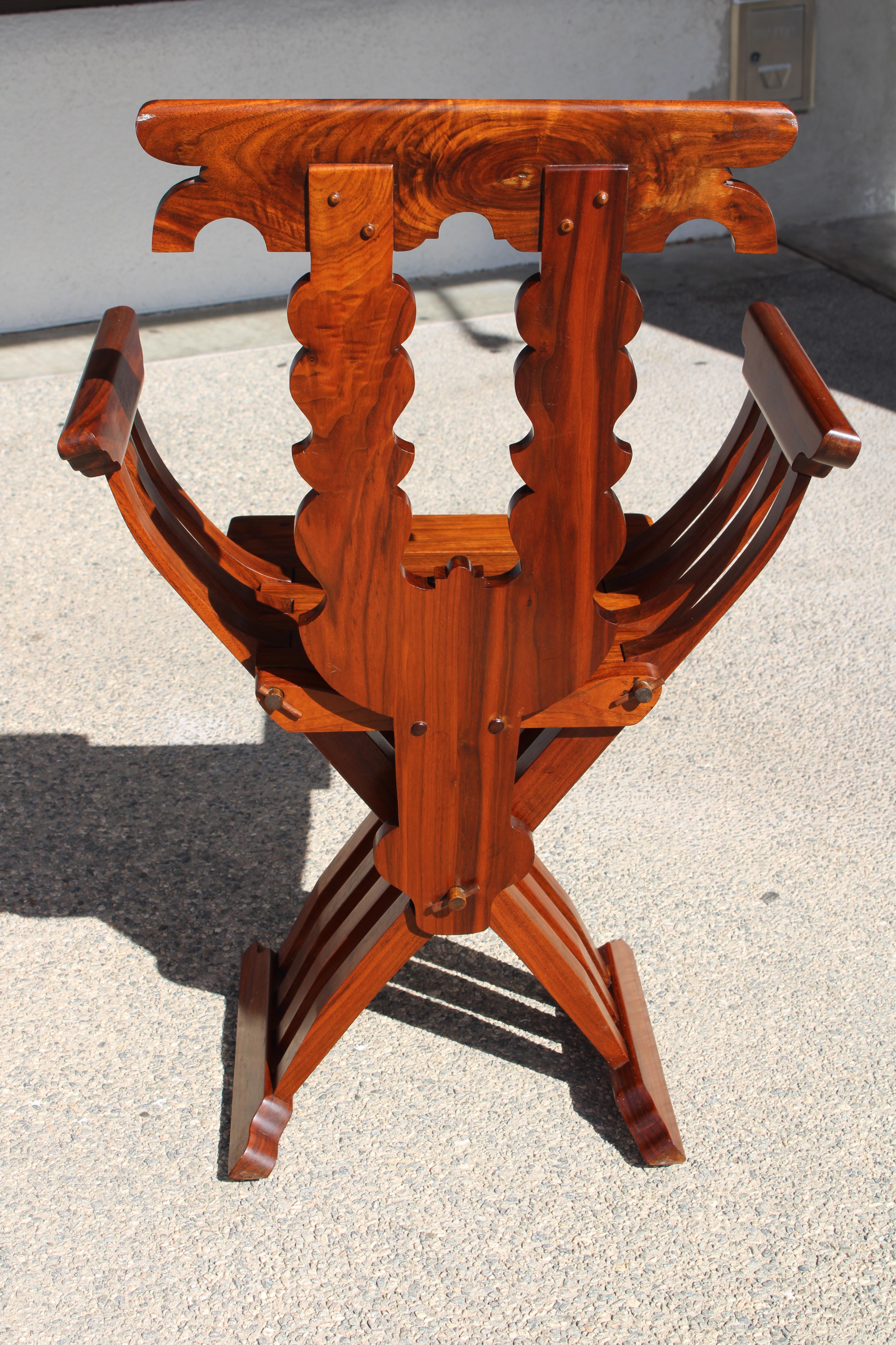 Wood Whimsical Chair Attributed to Garry Knox Bennett (1934 - 2022) For Sale