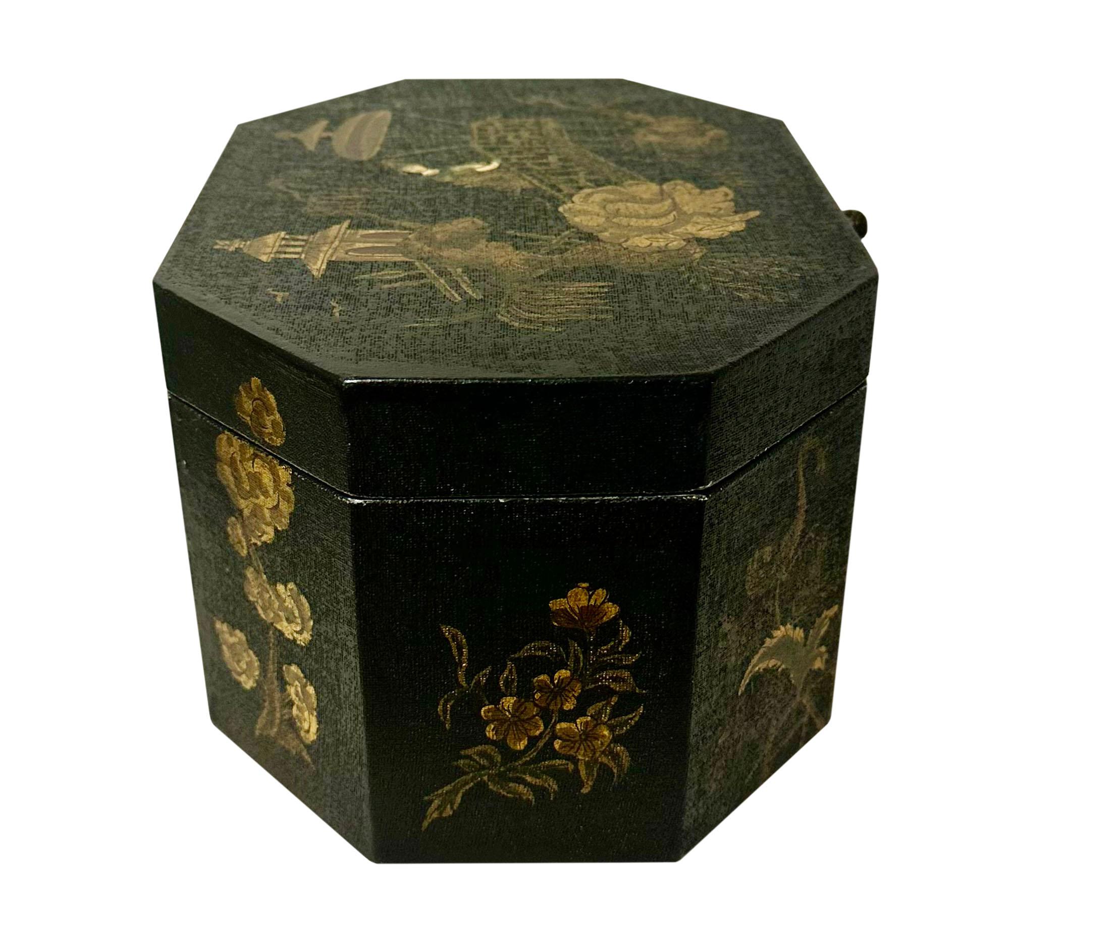 Mid-20th Century Whimsical Chinoiserie Box For Sale