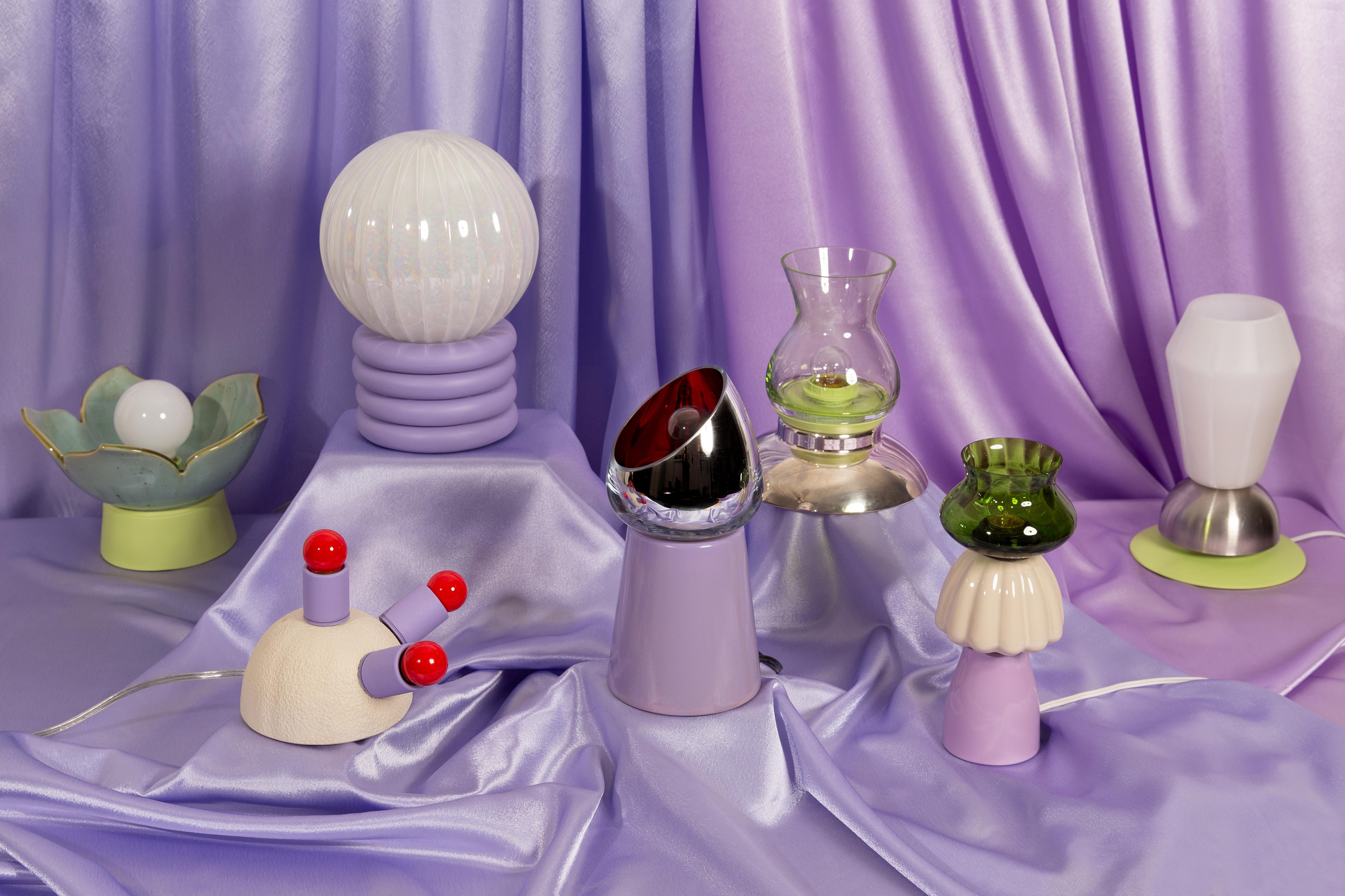 Fait main Lampe de table contemporaine Whimsical Concrete par Nusprodukt en vente