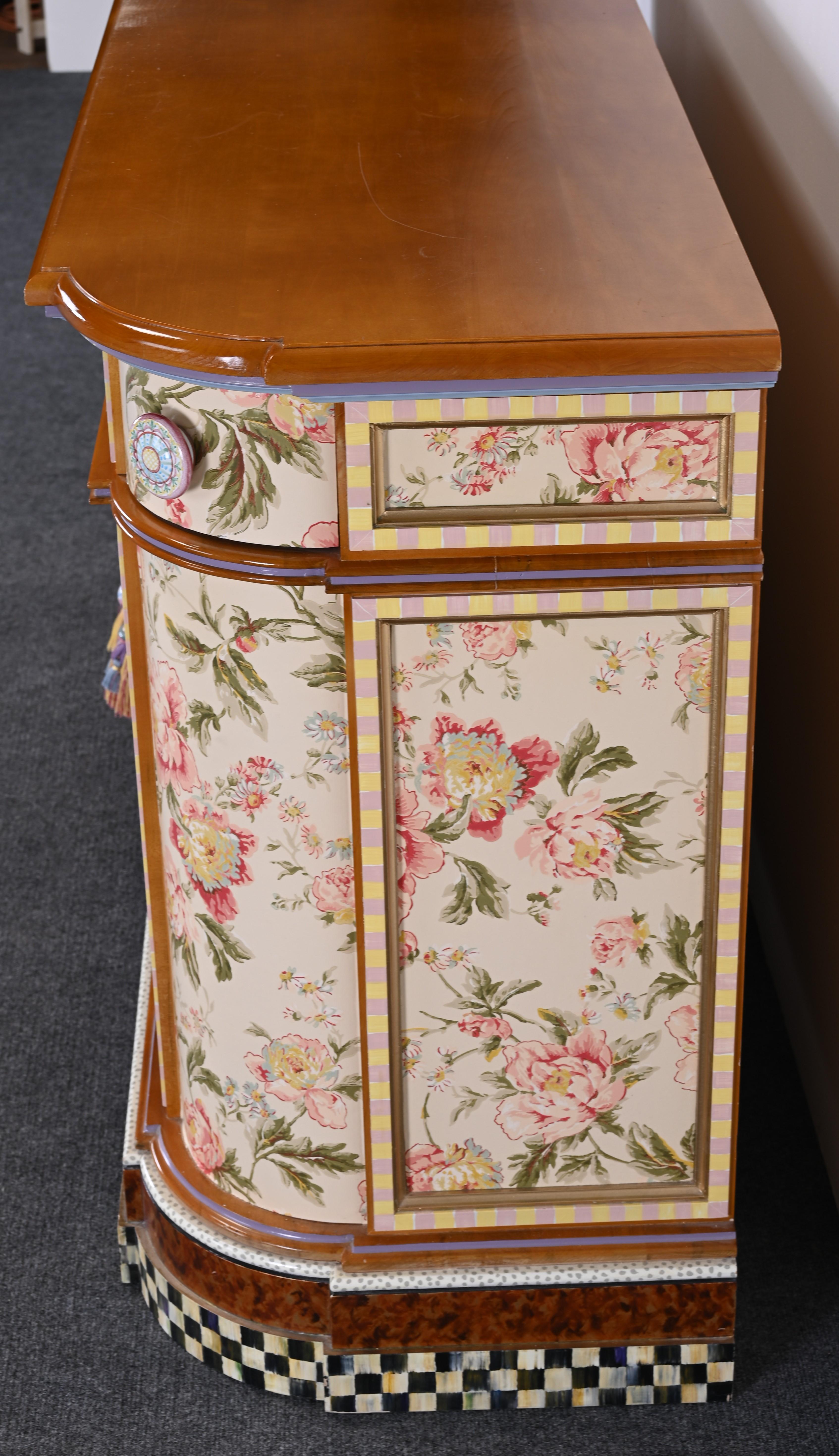 Whimsical Credenza by Mackenzie Childs, 1980s 3