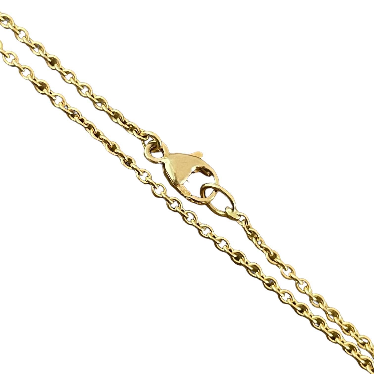 Whimsical Elegance 18K Yellow Gold Butterfly Pearl Necklace In Excellent Condition In New York, NY