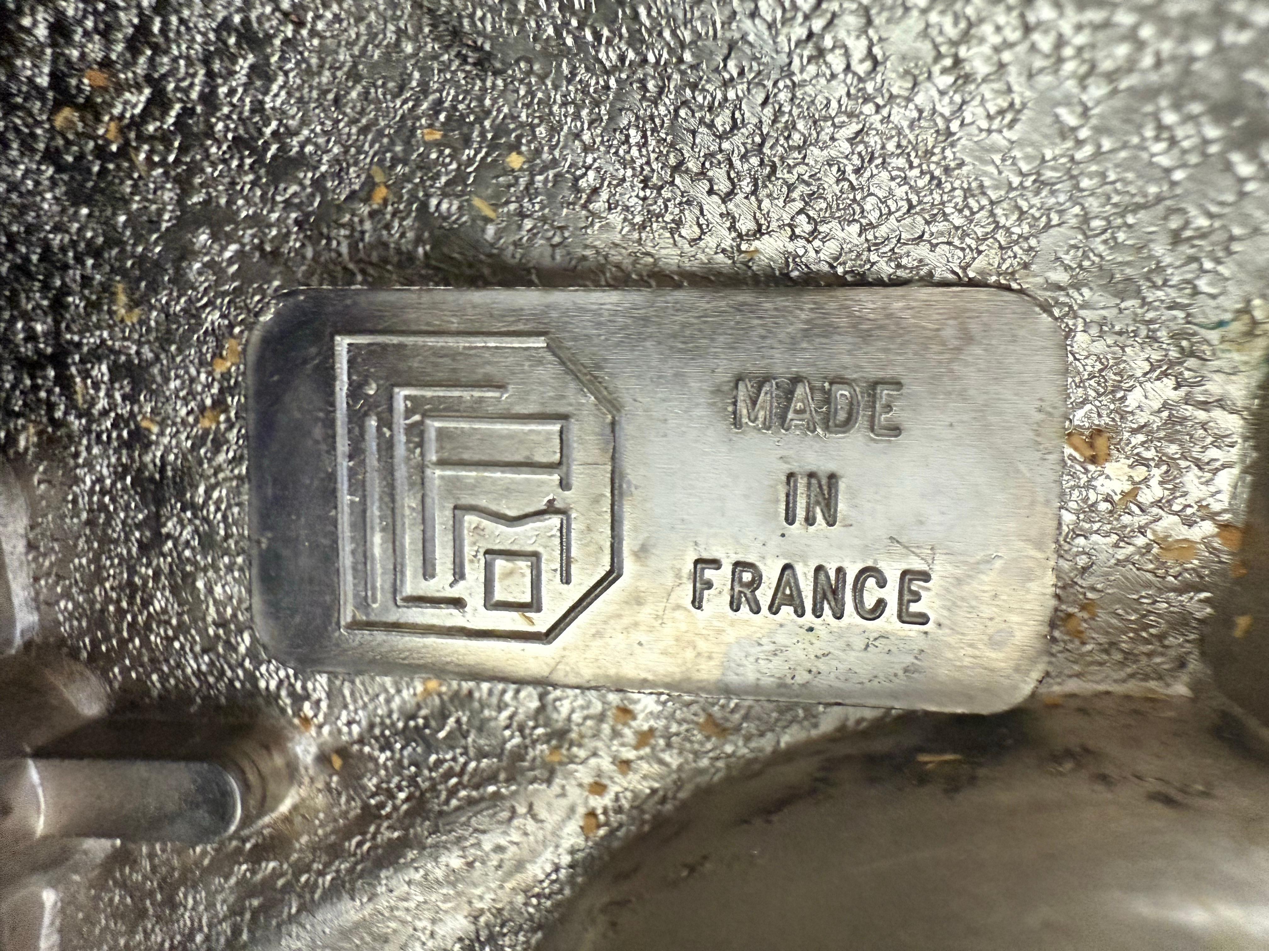 Stainless Steel Whimsical French Fish Serving Tray For Sale