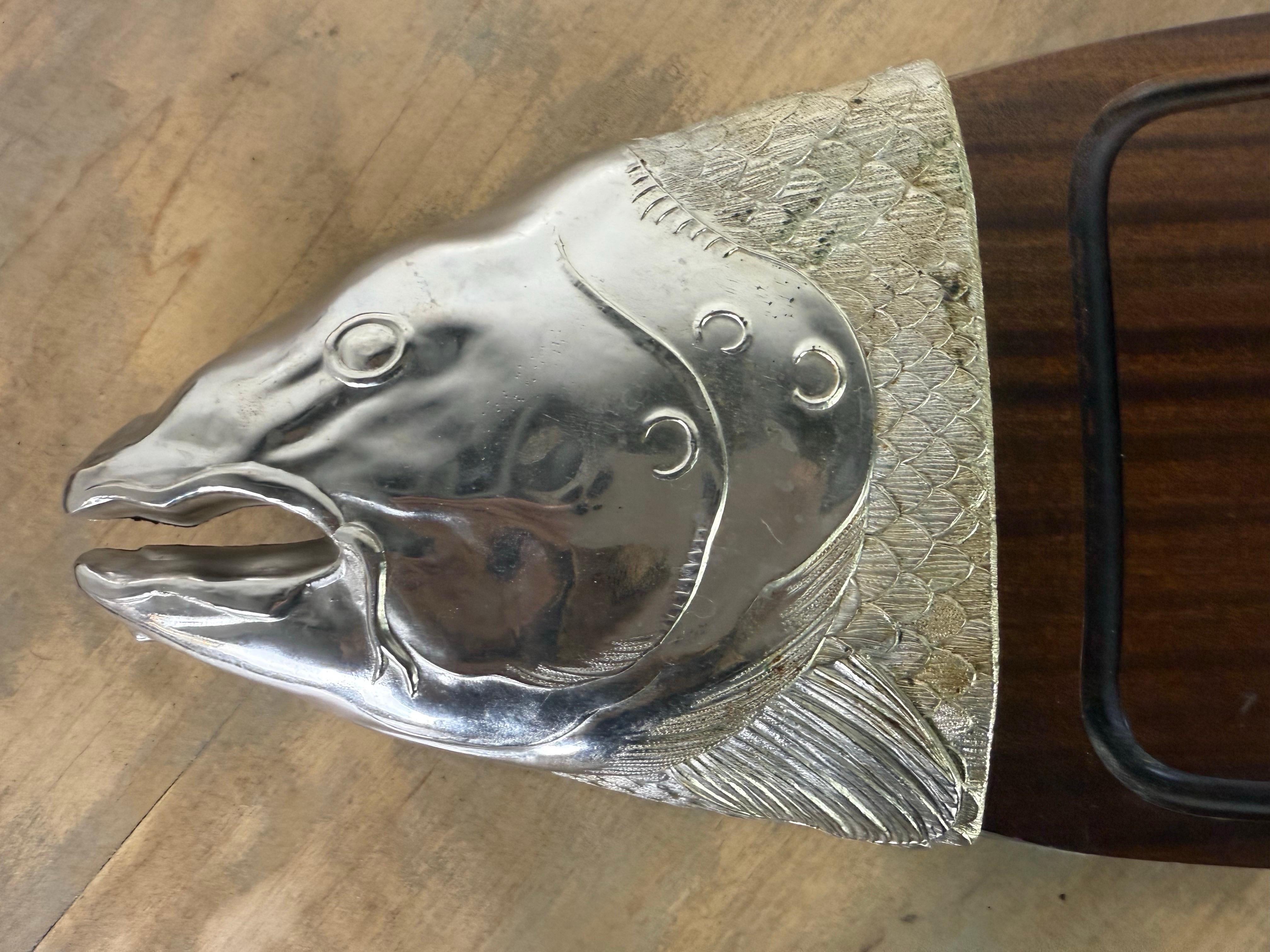 Whimsical French Fish Serving Tray For Sale 1