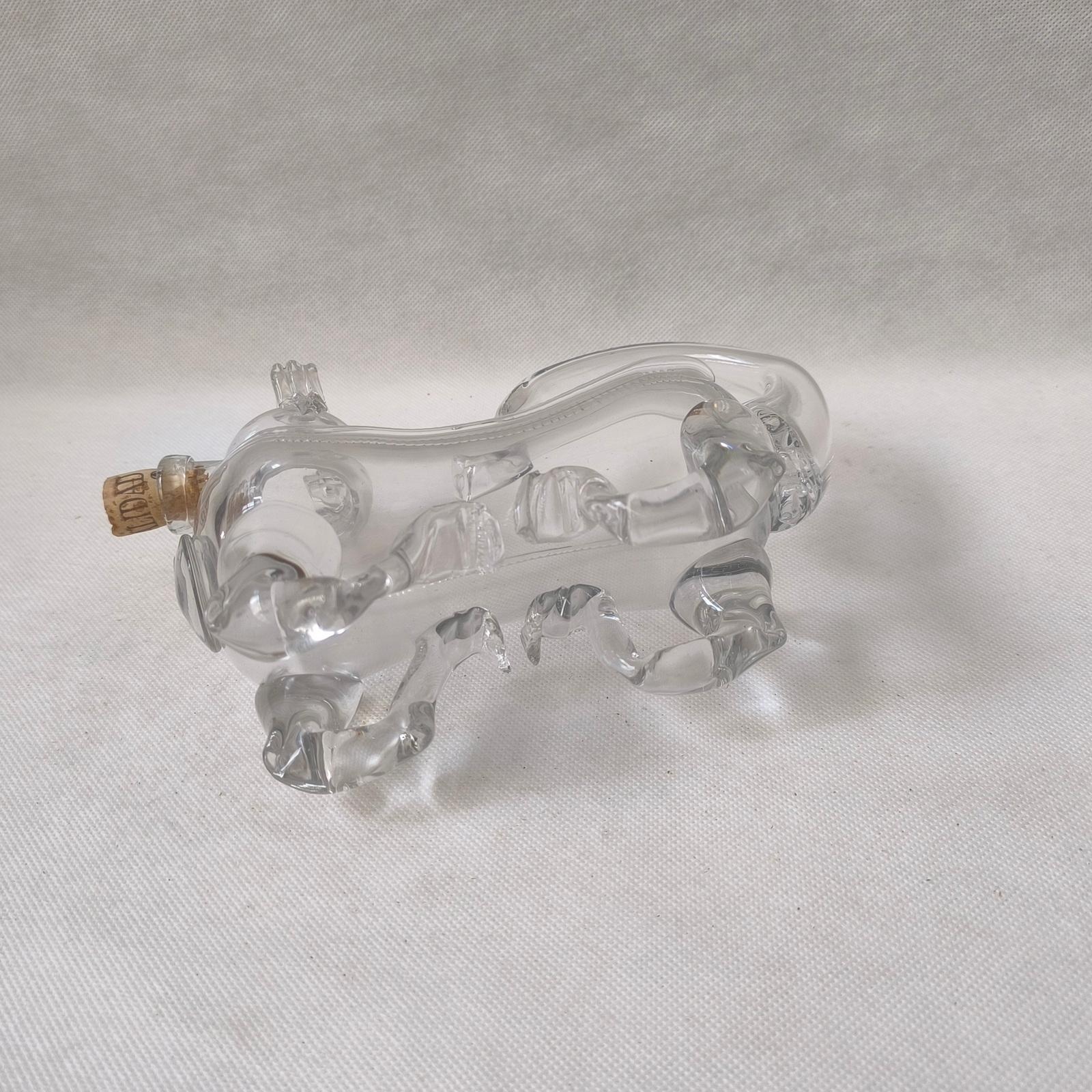 Carafe à décanter en verre en forme d'animal 