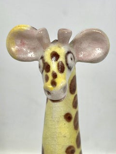 Whimsical Guido Gambone Pottery Giraffe