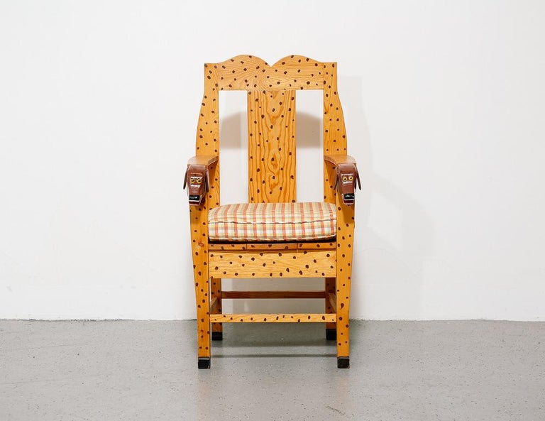 Whimsical Hand Built Dog Armchair at 1stDibs
