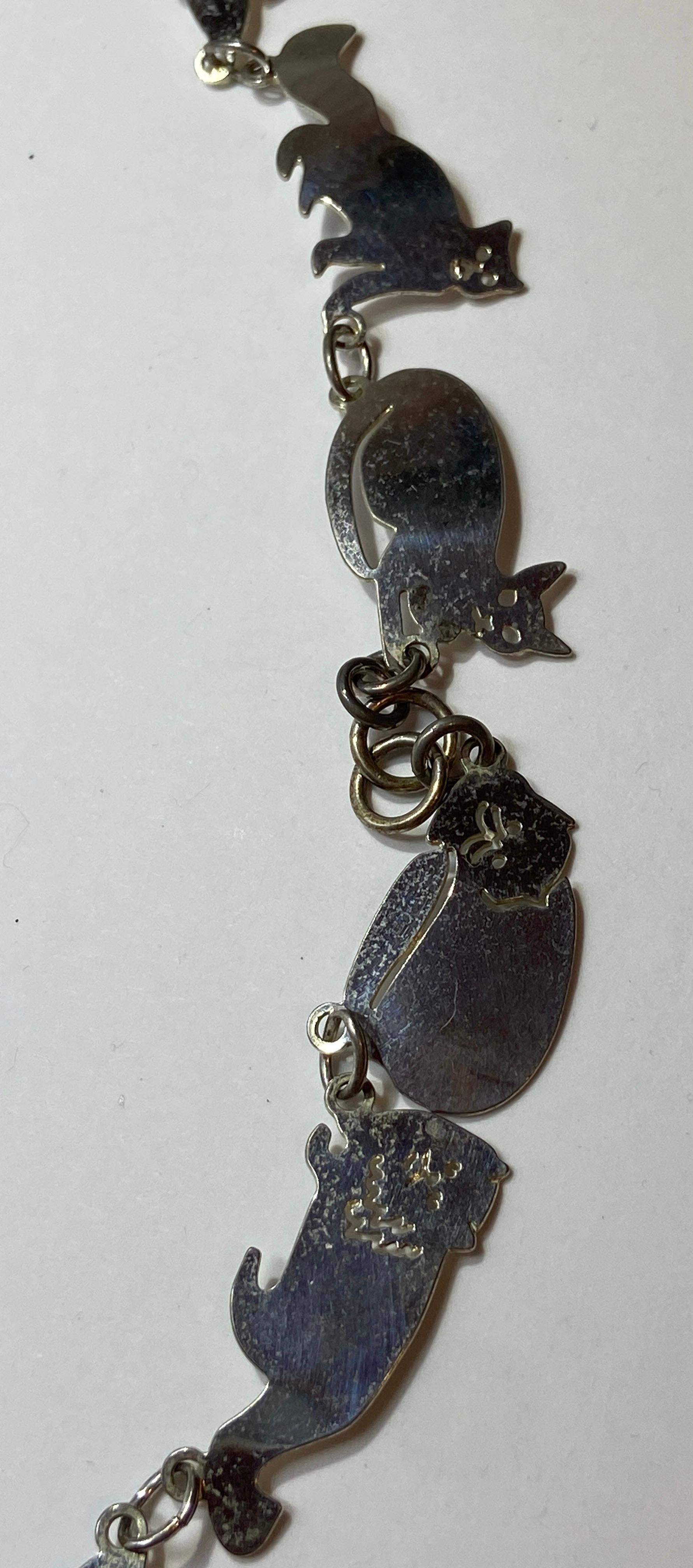 Collier fantaisiste en argent sterling avec maillon de chaîne : 
