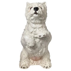 Whimsical Italian Made Westie Figure, 1960s