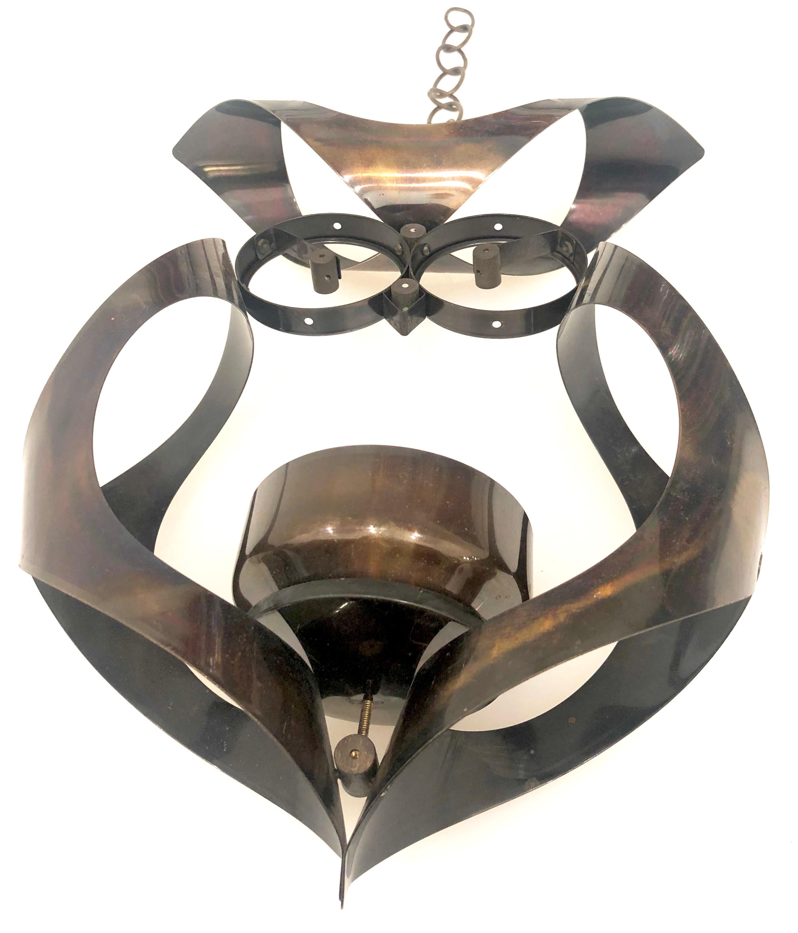 American Whimsical Metal Hanging Owl Candleholder 
