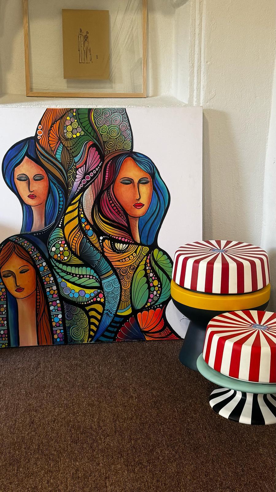 Whimsical Nubian Stand – Appetizers & Sweets For Sale 6