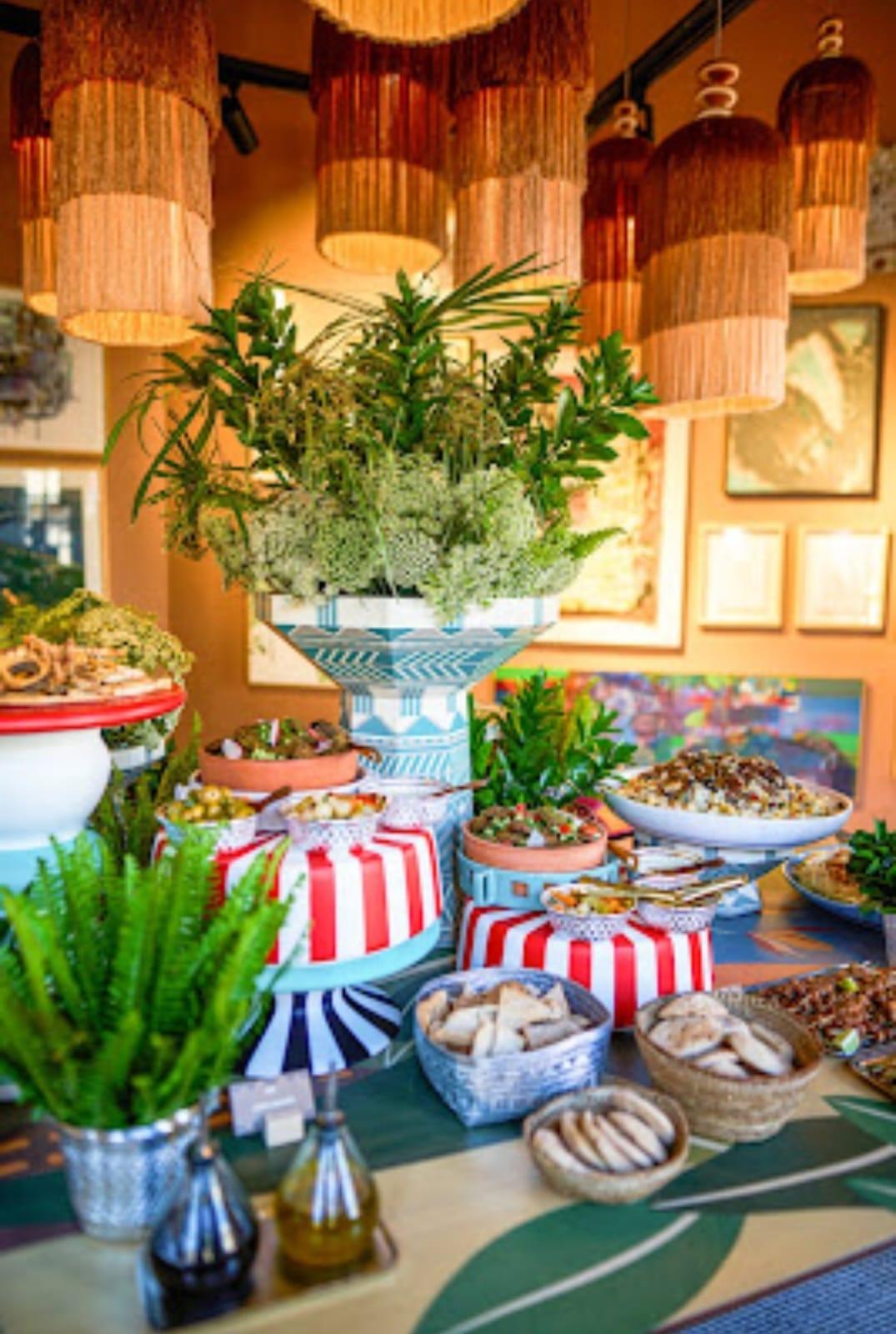 Whimsical Nubian Stand – Appetizers & Sweets For Sale 2