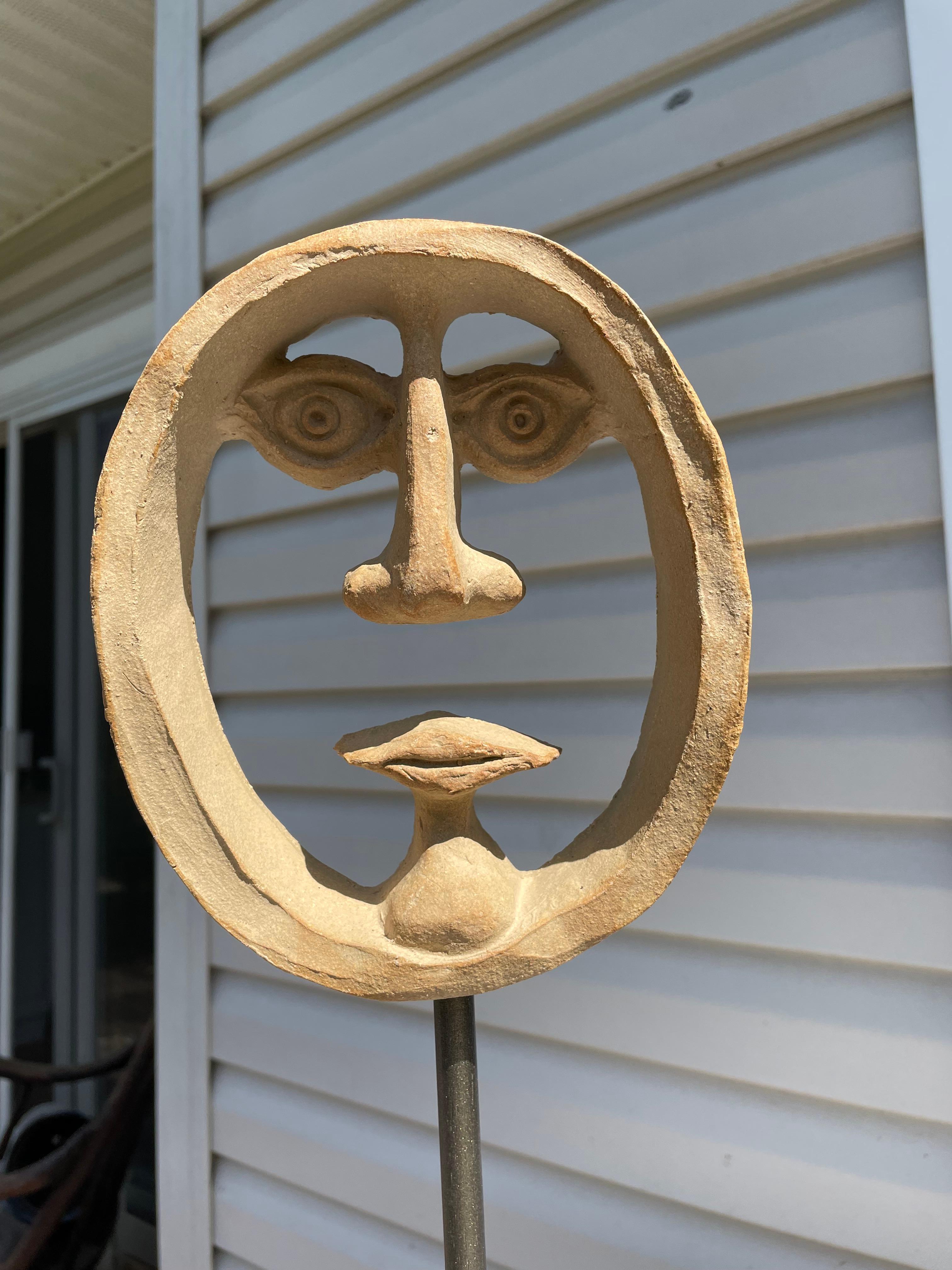 Mid-Century Modern Whimsical Original Pottery Sculpture by David Gil of Bennington Artware Studio For Sale