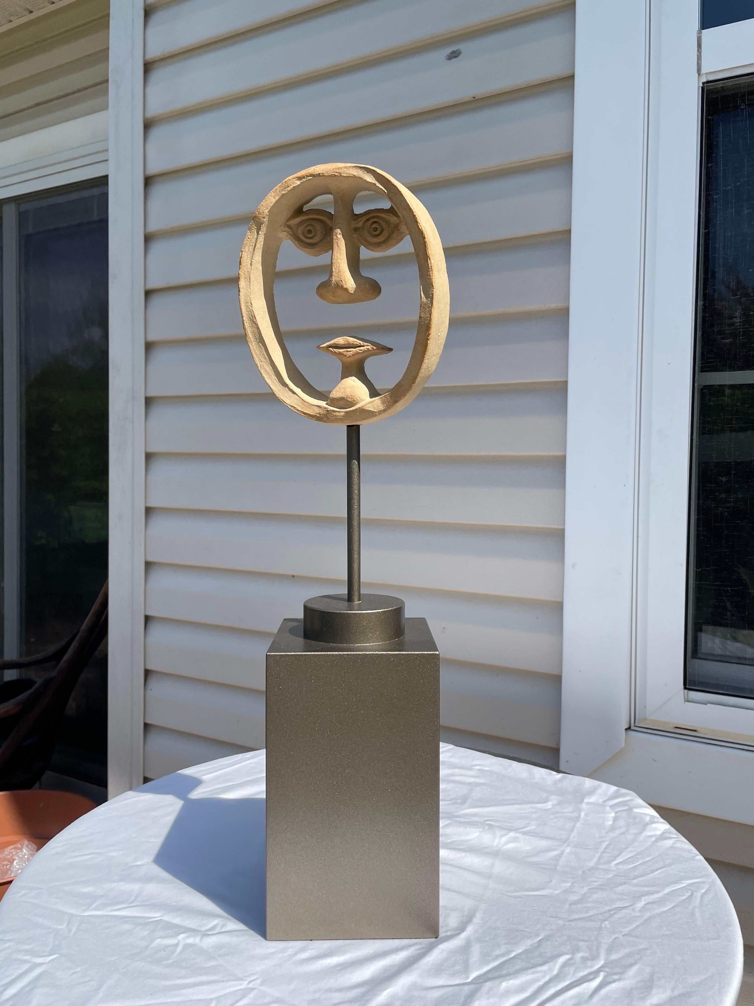 Whimsical Original Pottery Sculpture by David Gil of Bennington Artware Studio In Good Condition For Sale In Hopewell, NJ