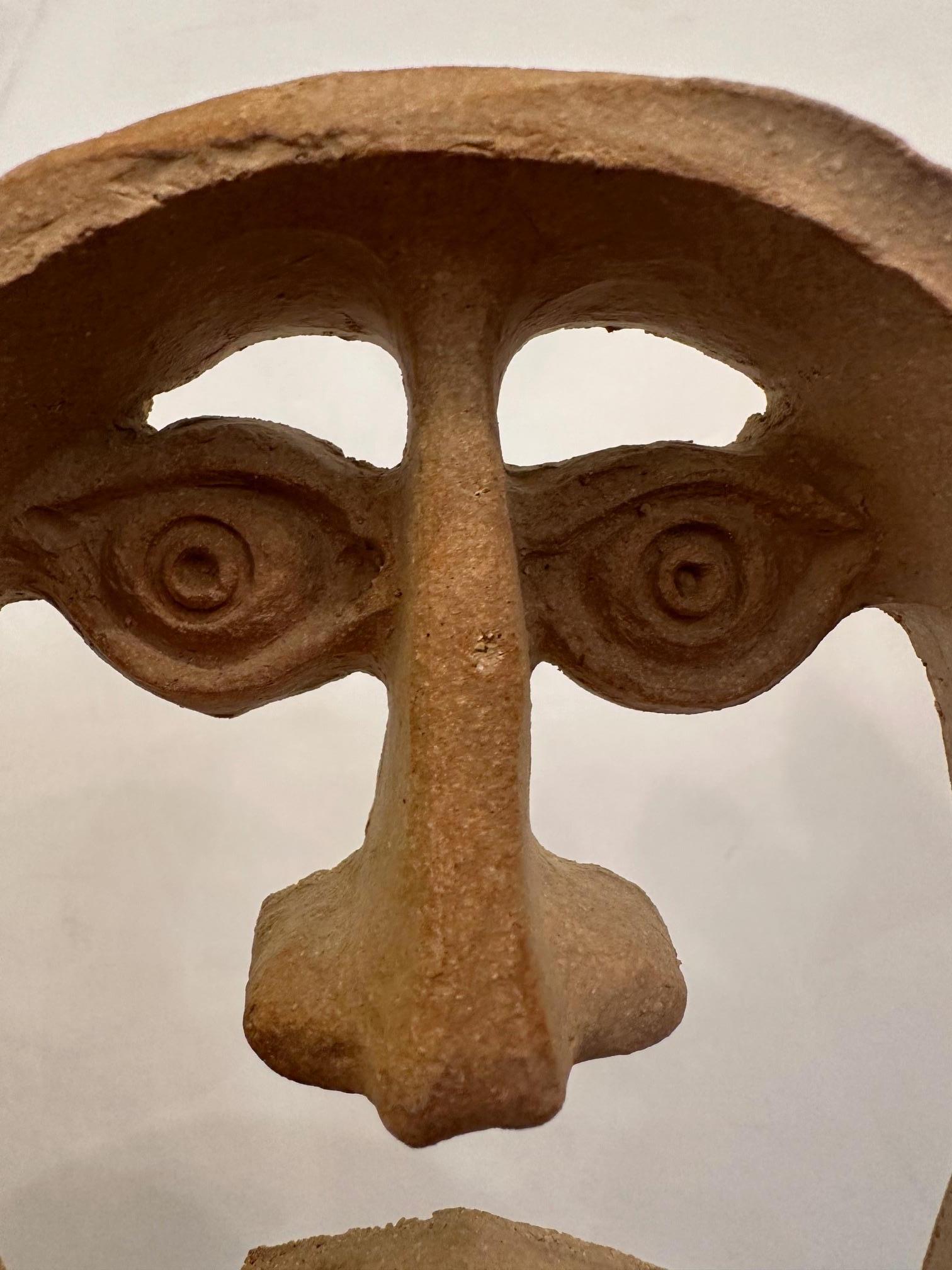 Whimsical Original Pottery Sculpture by David Gil of Bennington Artware Studio For Sale 2