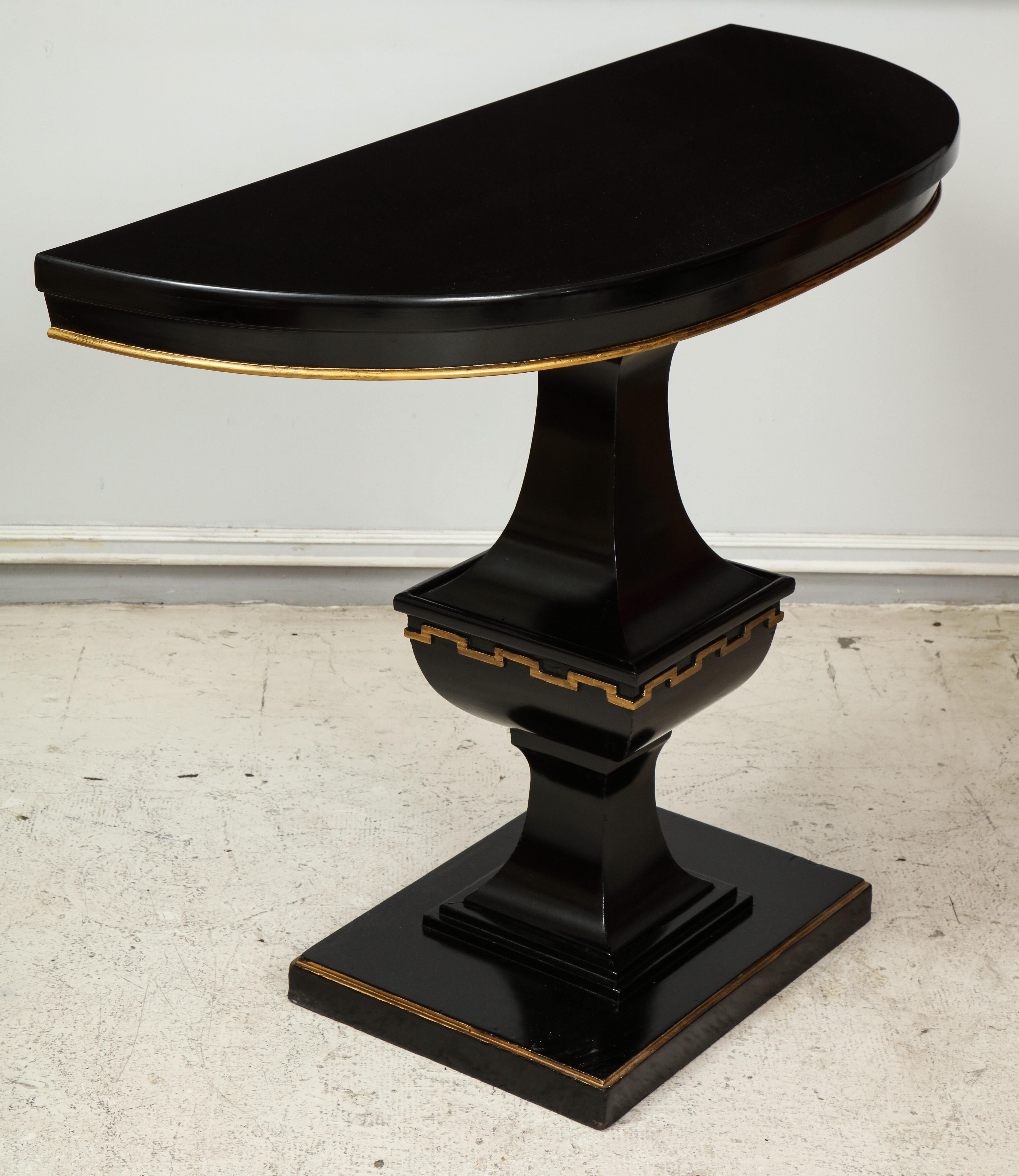 Whimsical Pair of Hollywood Regency Consoles In Excellent Condition In New York, NY