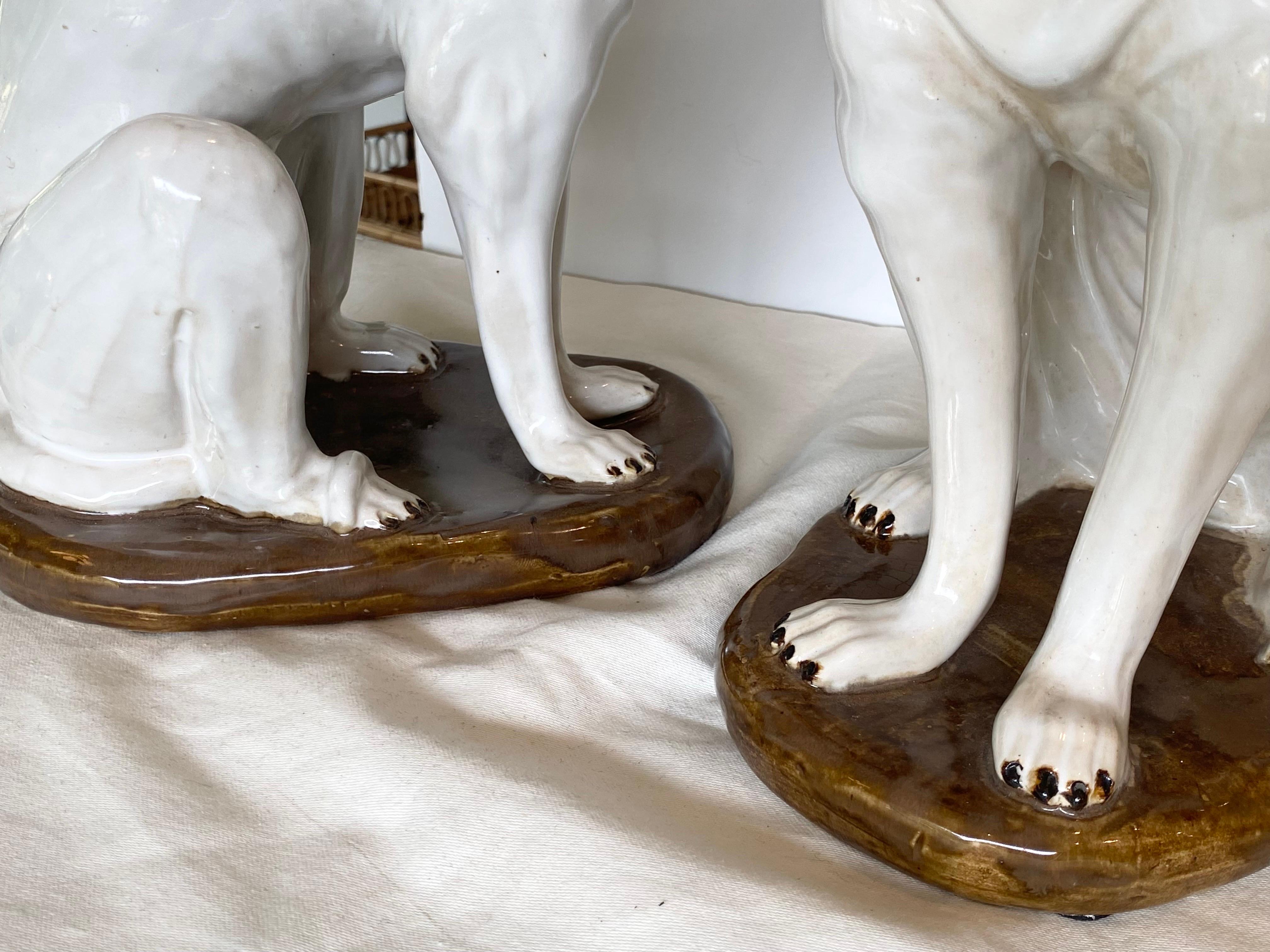 Whimsical Pair of Whippets 3
