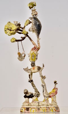 Whimsical Papier Mache Circus Sculpture, USA c1970s