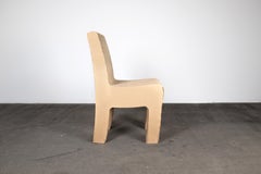Whimsical Postmodern Cardboard Sculptural Chair