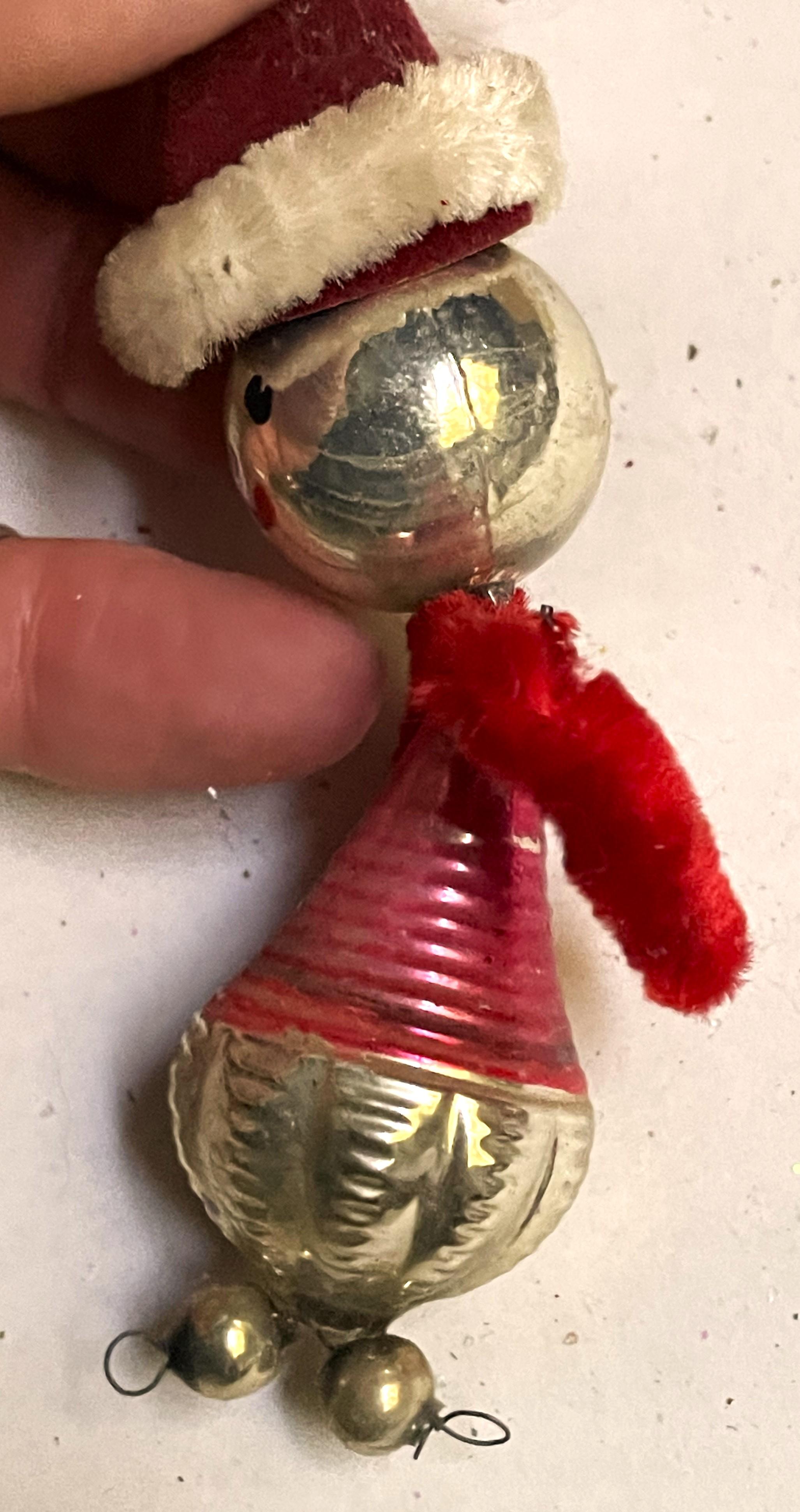 Skurriles Weihnachtsbaum-Dekor aus mundgeblasenem Quecksilberglas, Volkskunst, Volkskunst im Angebot 1
