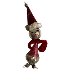 Skurriles Weihnachtsbaum-Dekor aus mundgeblasenem Quecksilberglas, Volkskunst, Volkskunst
