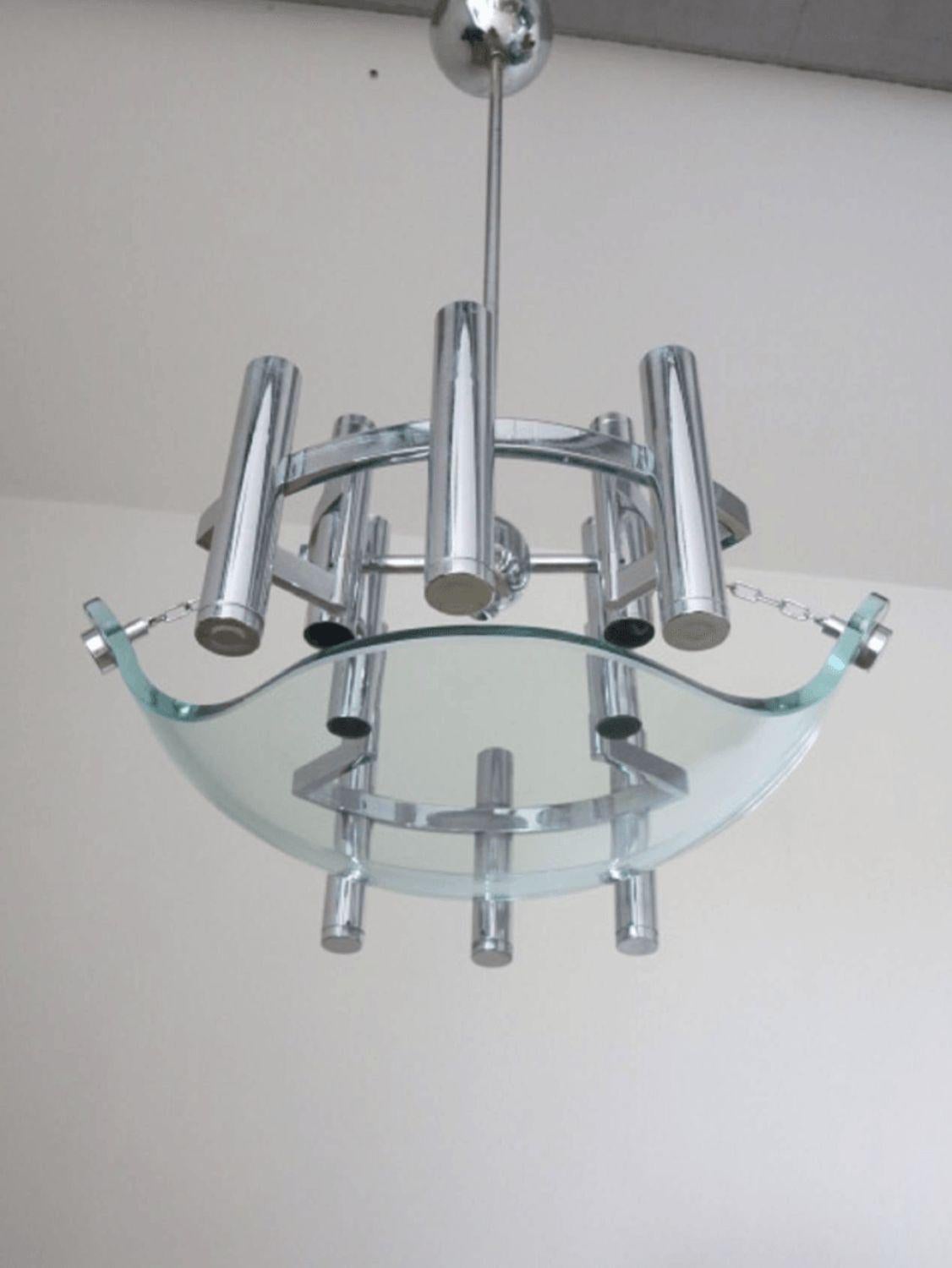 Whimsical Sciolari chandelier.
   