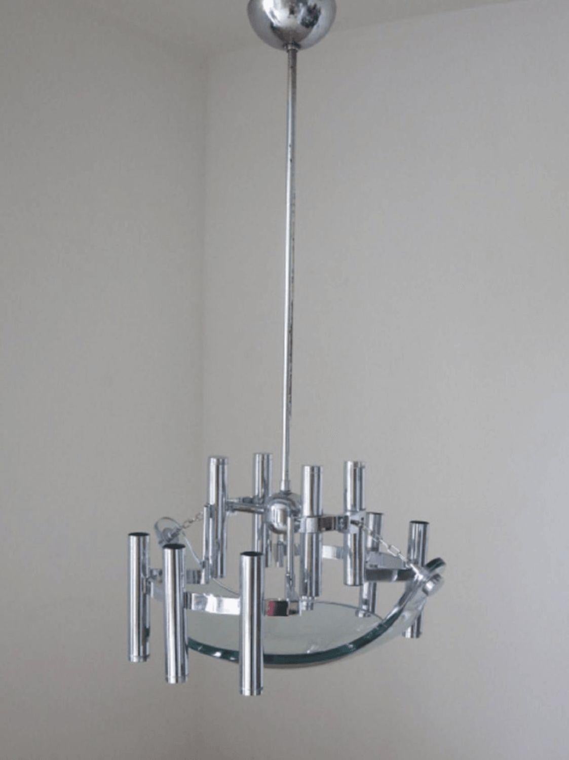 Whimsical Sciolari Chandelier In Good Condition For Sale In Los Angeles, CA