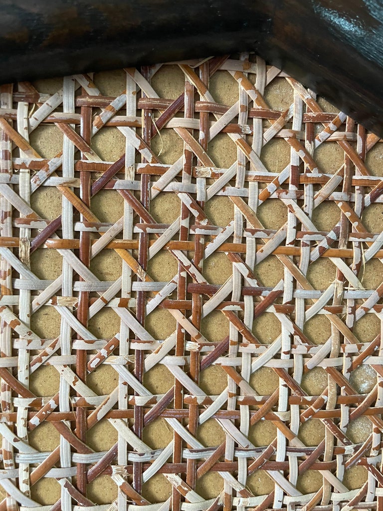 Whimsical and Sculptural Figurative Woven Cane Folding Screen For Sale ...