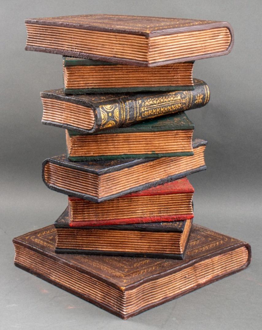 Whimsical Side Table of Stacked Books In Good Condition In New York, NY